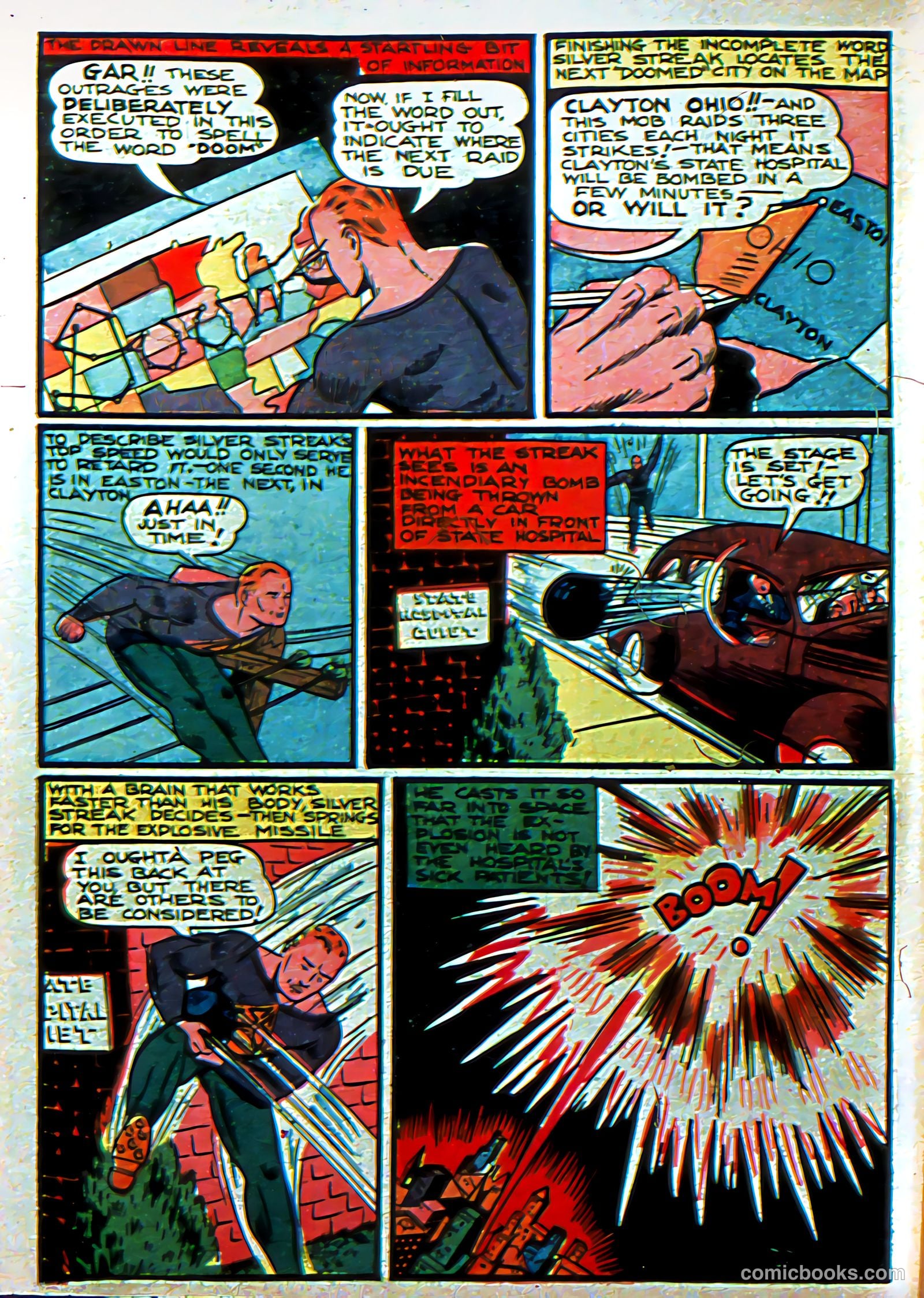 Silver Streak Comics #5 (1940) — page 9 of 69