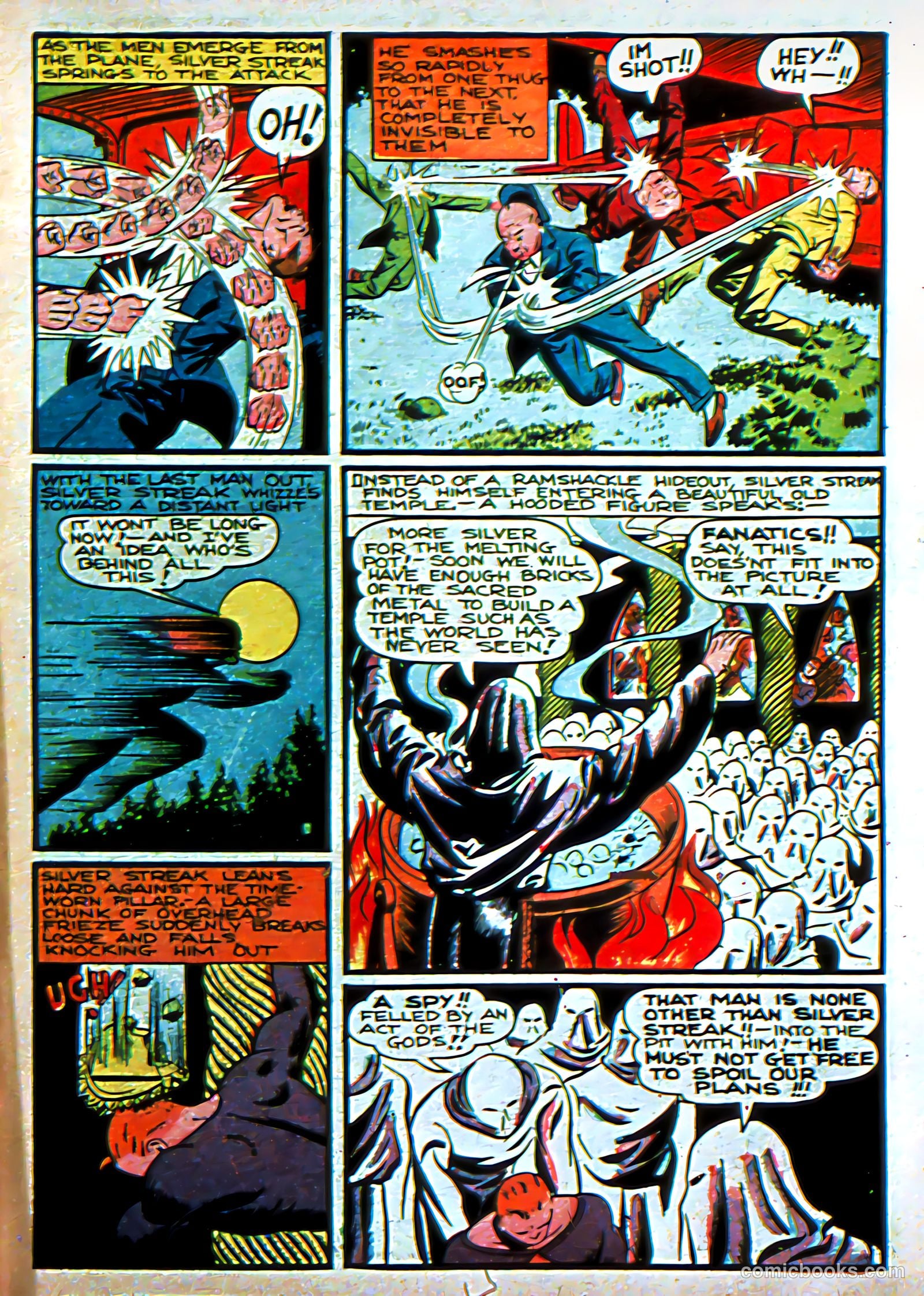 Silver Streak Comics #5 (1940) — page 12 of 69