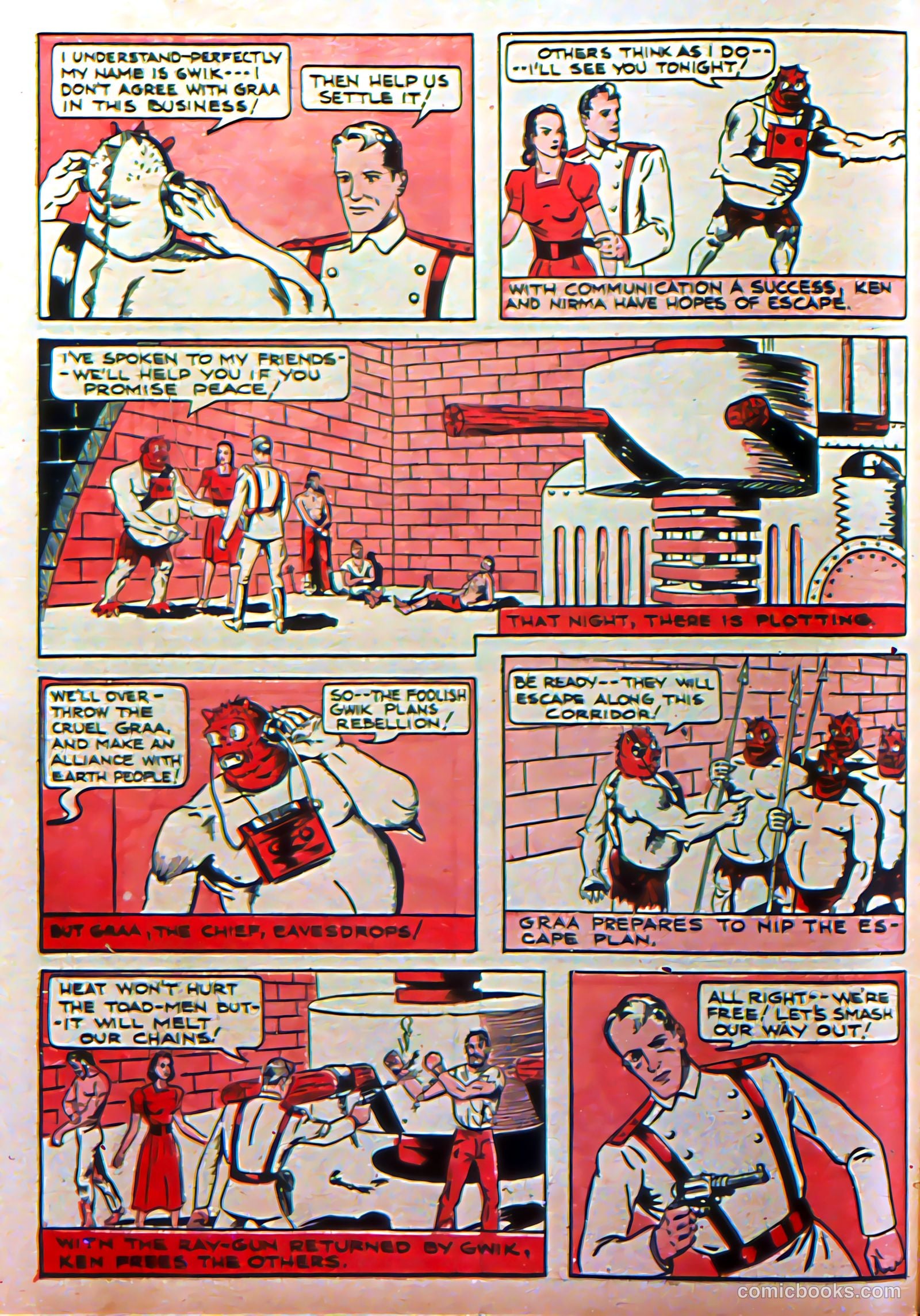 Silver Streak Comics #5 (1940) — page 21 of 69