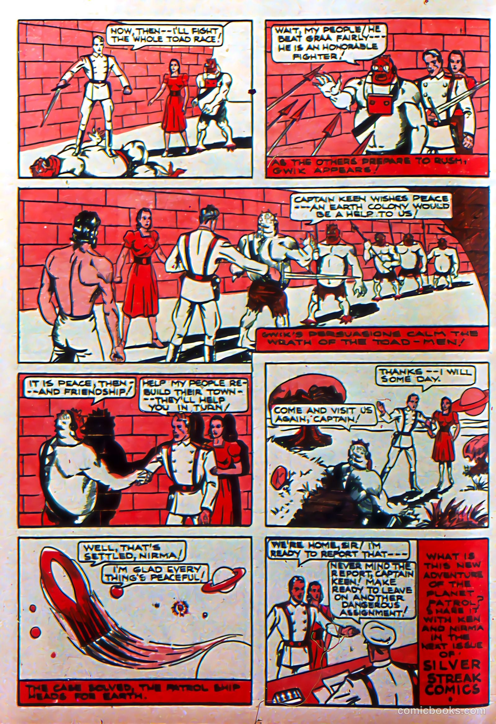 Silver Streak Comics #5 (1940) — page 23 of 69