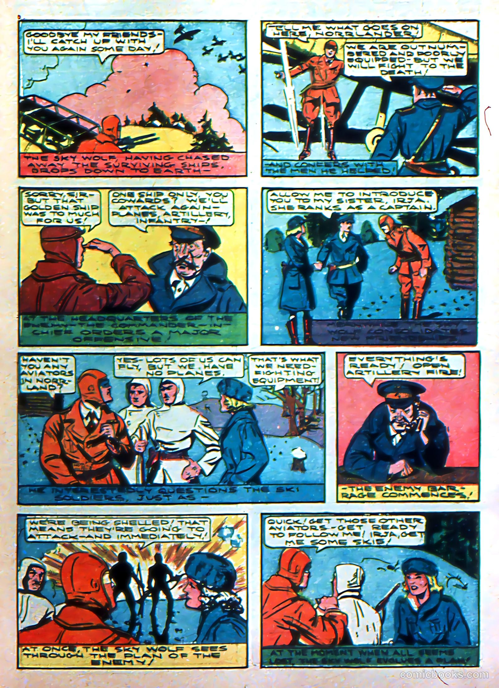 Silver Streak Comics #5 (1940) — page 34 of 69
