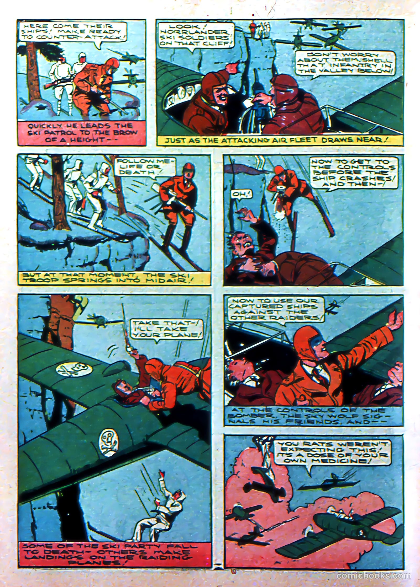 Silver Streak Comics #5 (1940) — page 35 of 69