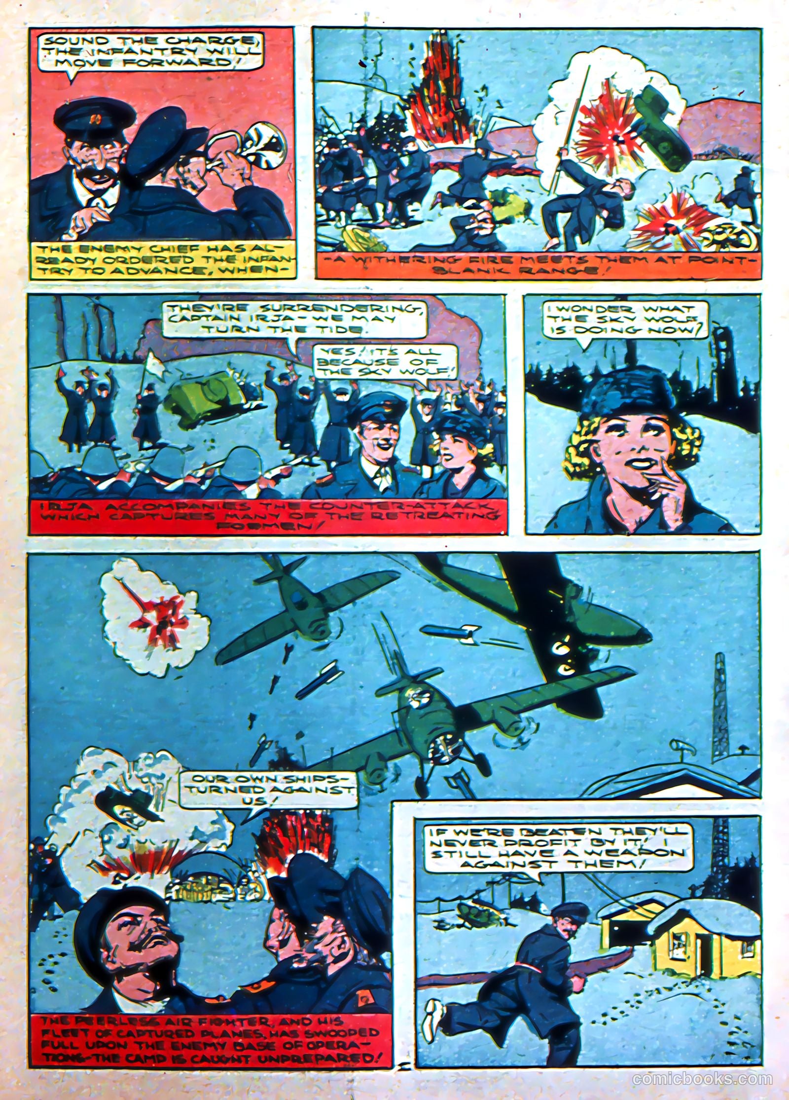 Silver Streak Comics #5 (1940) — page 36 of 69