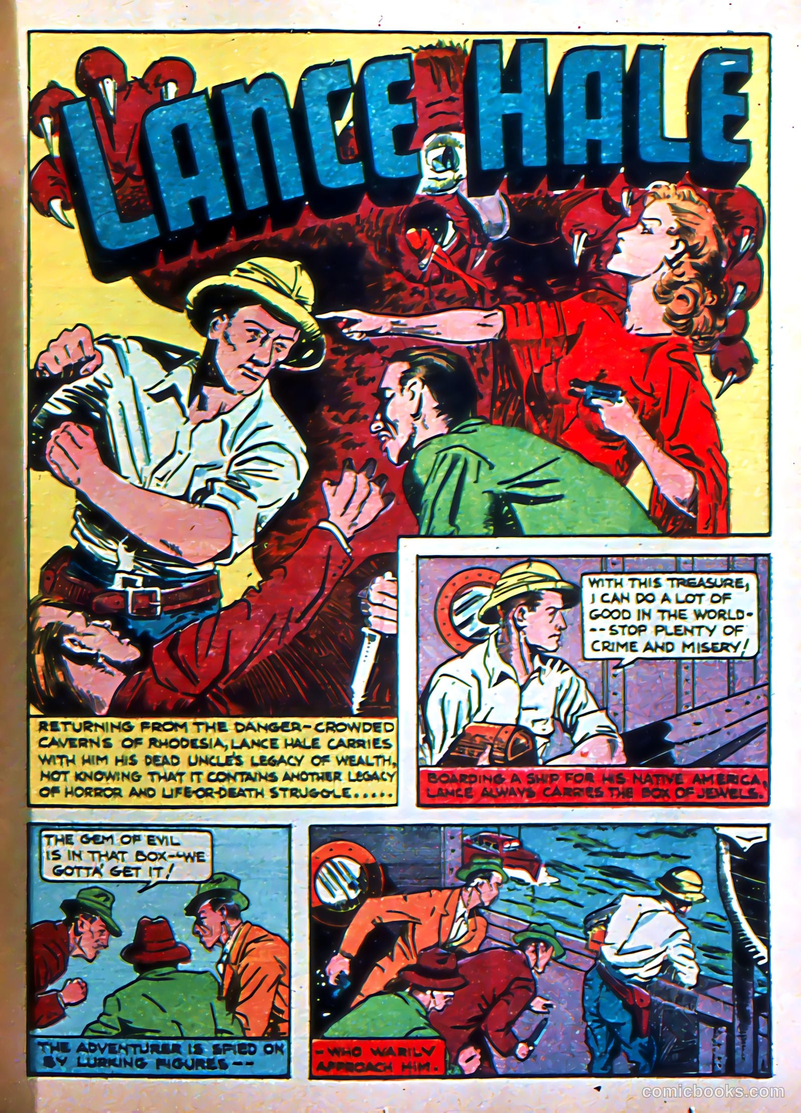 Silver Streak Comics #5 (1940) — page 40 of 69