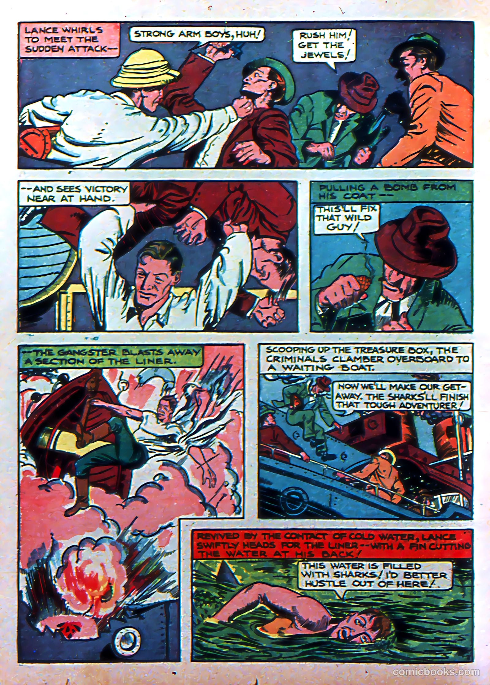 Silver Streak Comics #5 (1940) — page 41 of 69