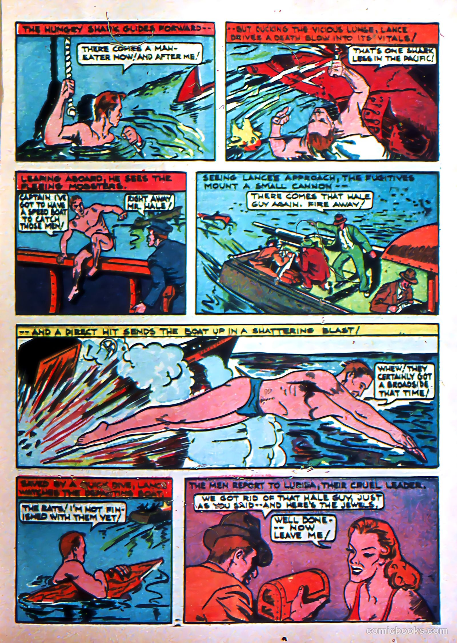 Silver Streak Comics #5 (1940) — page 42 of 69