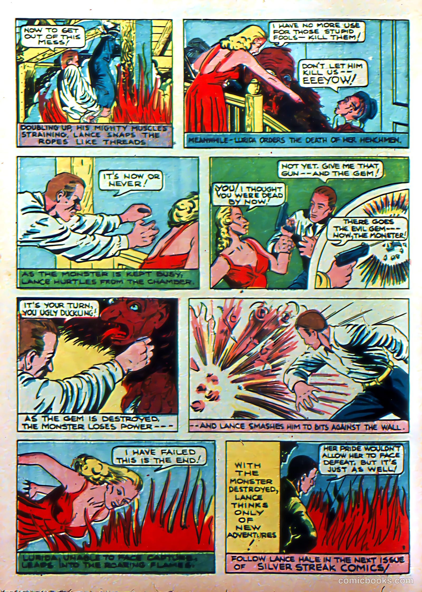 Silver Streak Comics #5 (1940) — page 47 of 69
