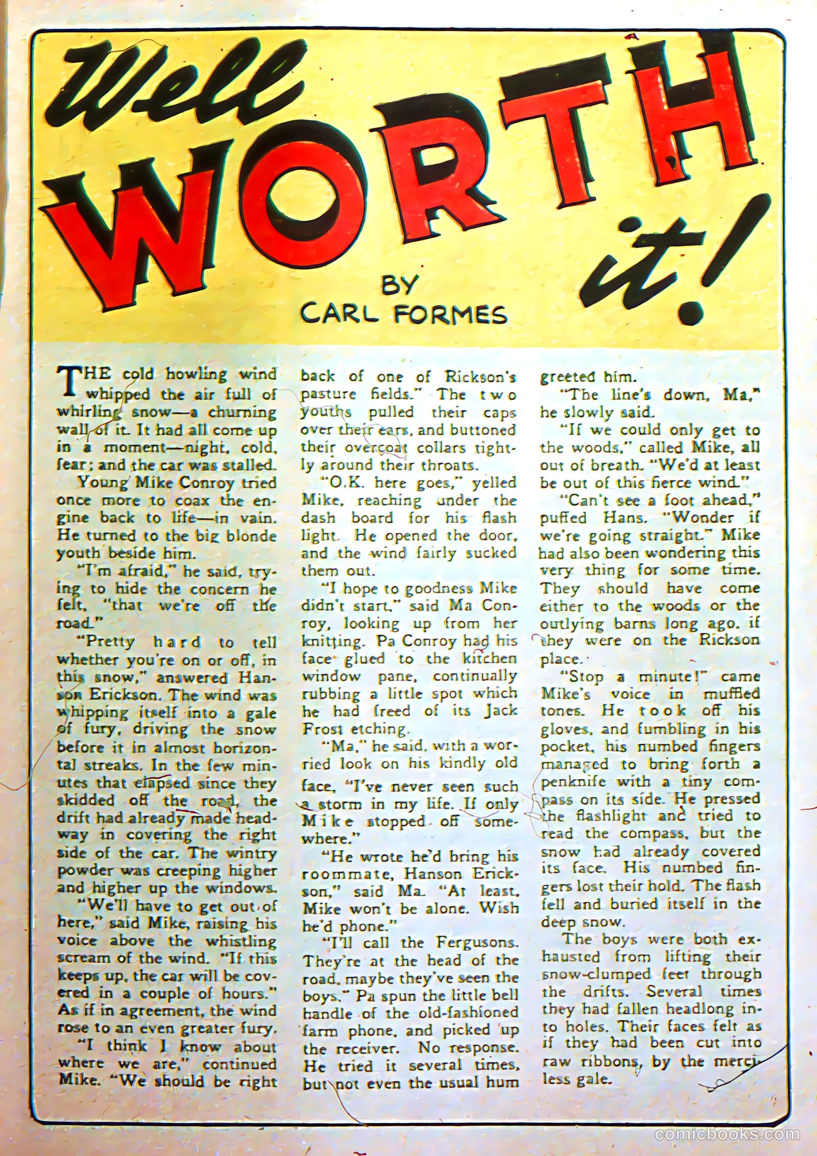 Silver Streak Comics #5 (1940) — page 56 of 69