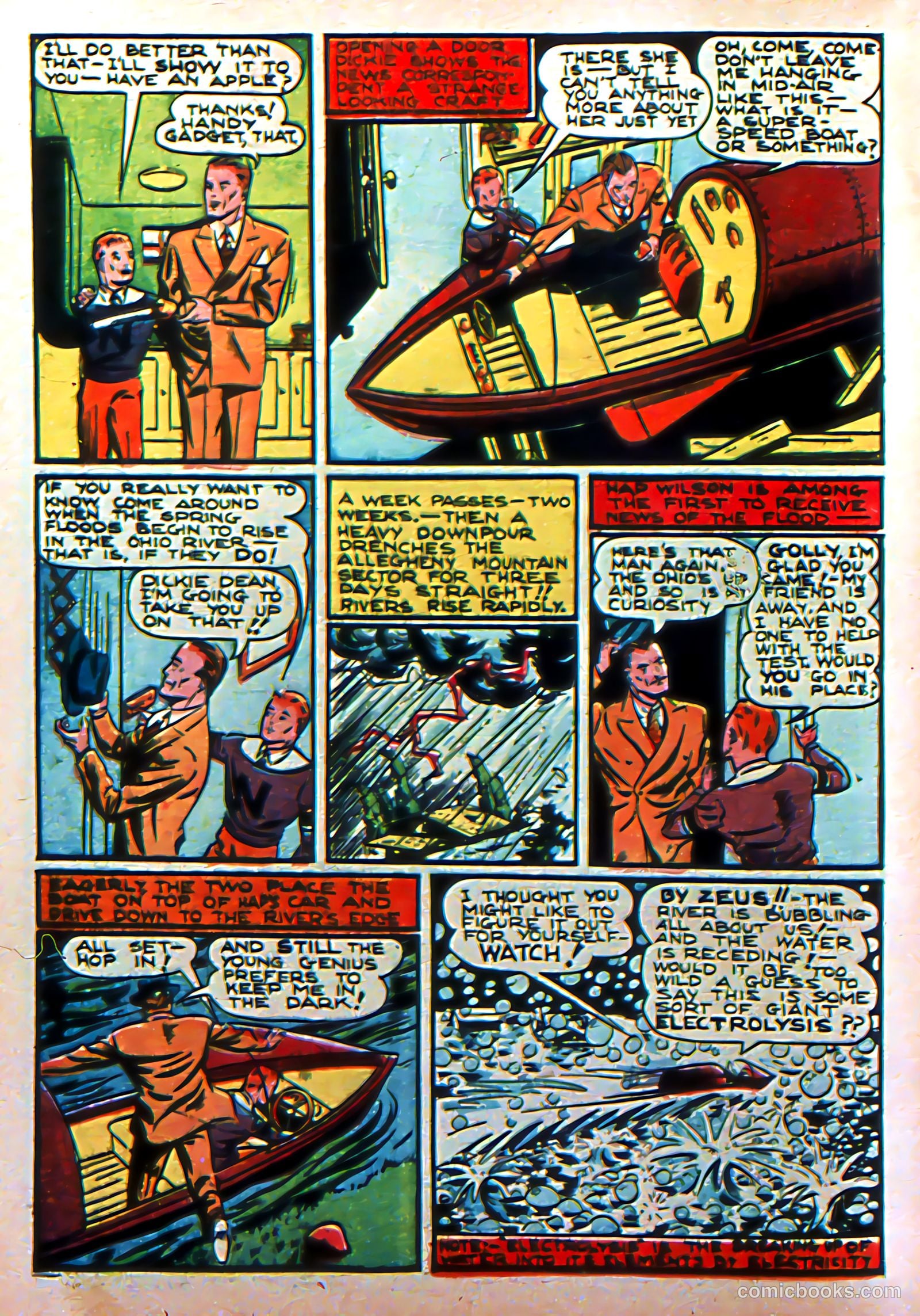 Silver Streak Comics #5 (1940) — page 61 of 69