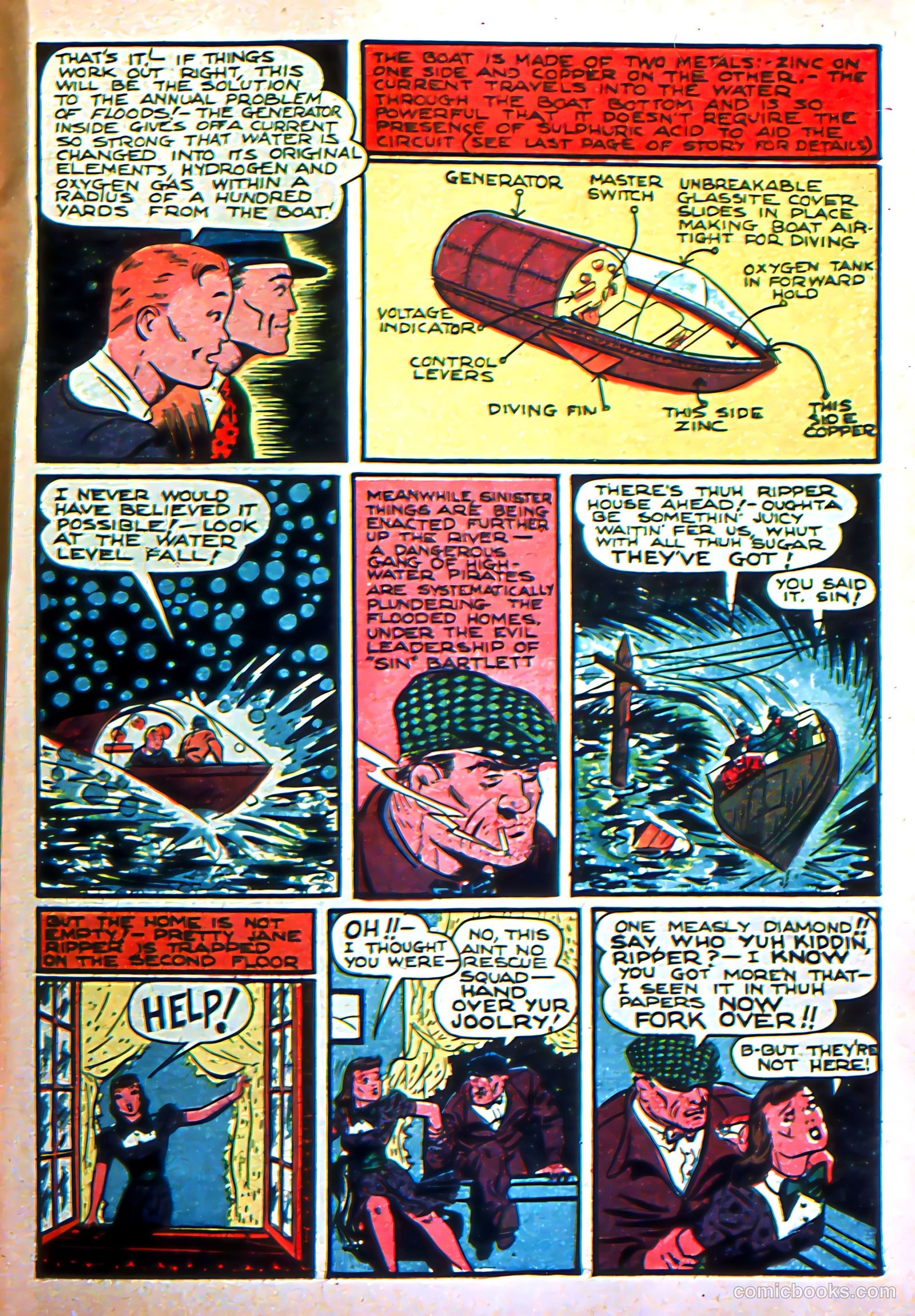 Silver Streak Comics #5 (1940) — page 62 of 69