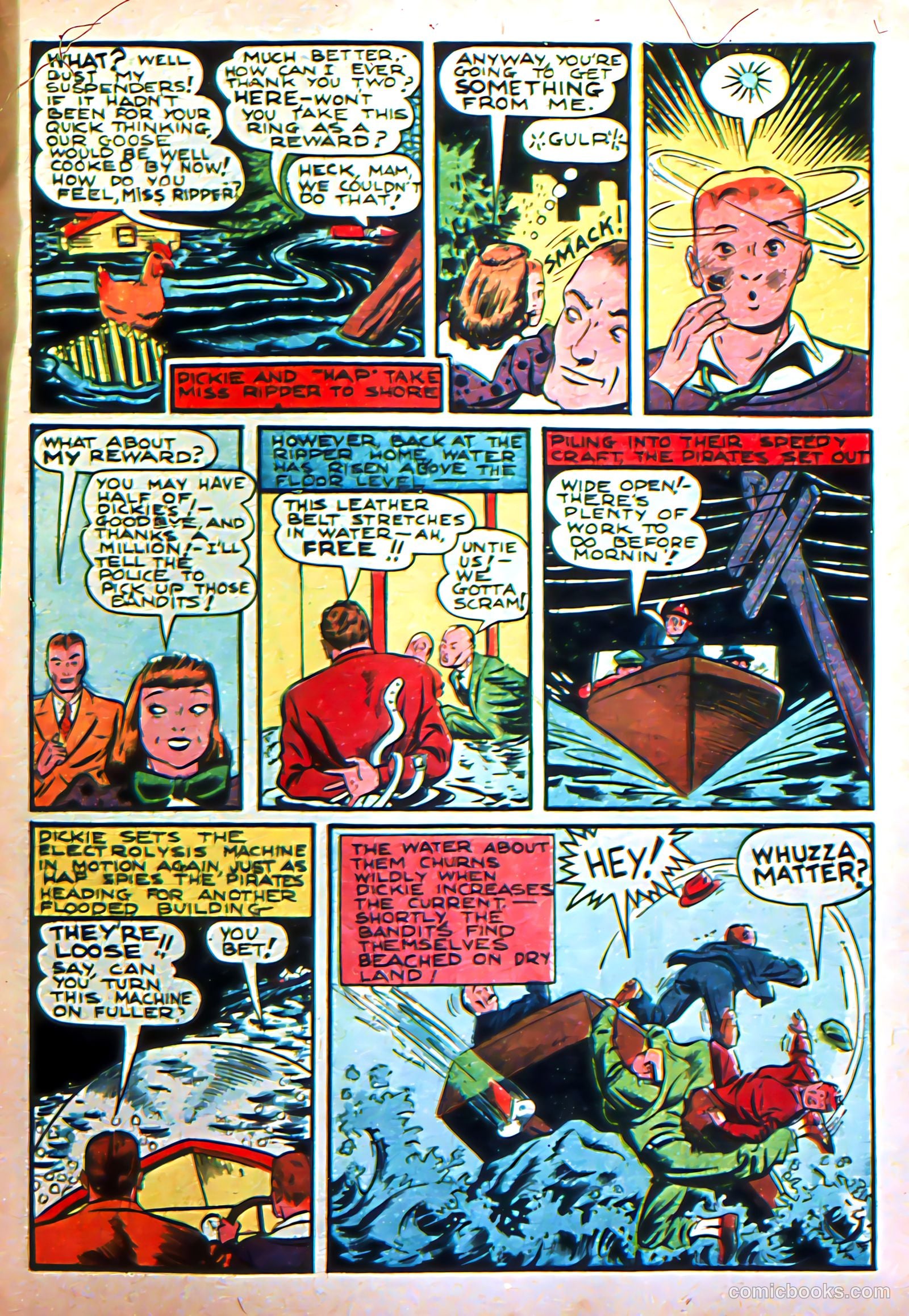 Silver Streak Comics #5 (1940) — page 64 of 69