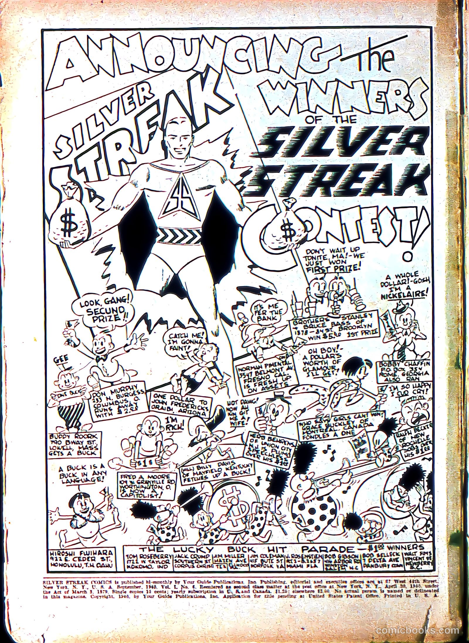 Silver Streak Comics #6 (1940) — page 3 of 69