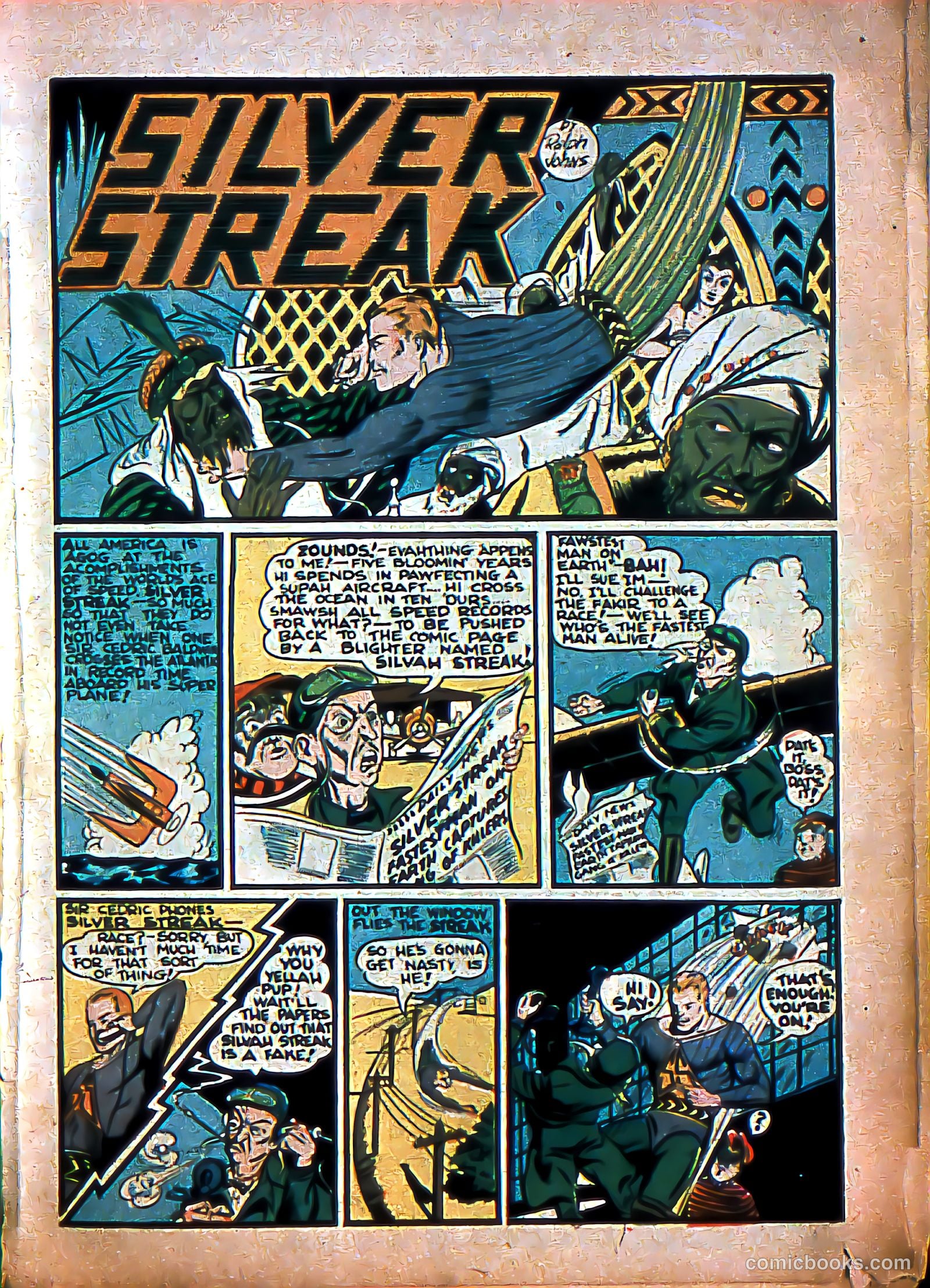 Silver Streak Comics #6 (1940) — page 4 of 69