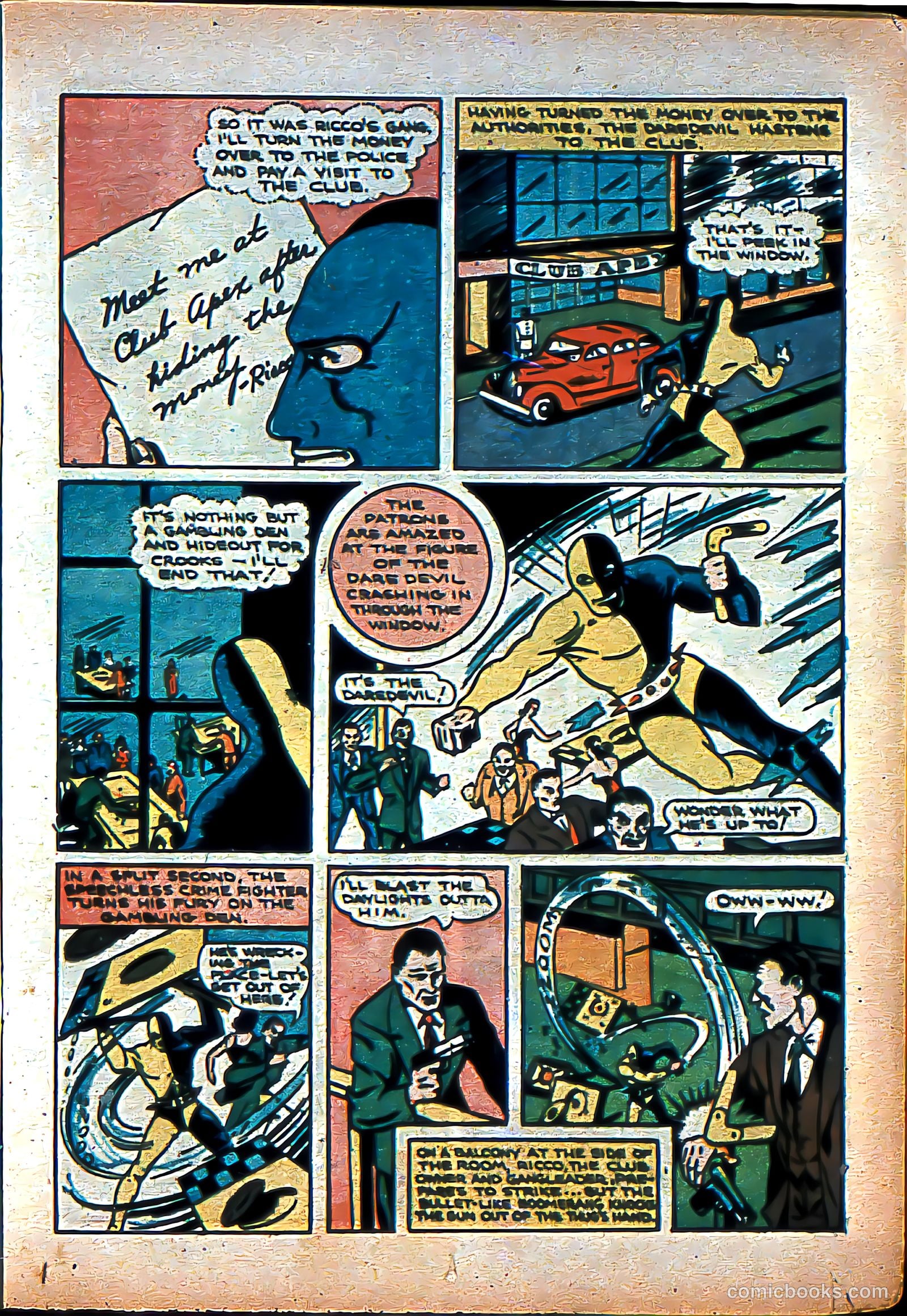 Silver Streak Comics #6 (1940) — page 34 of 69