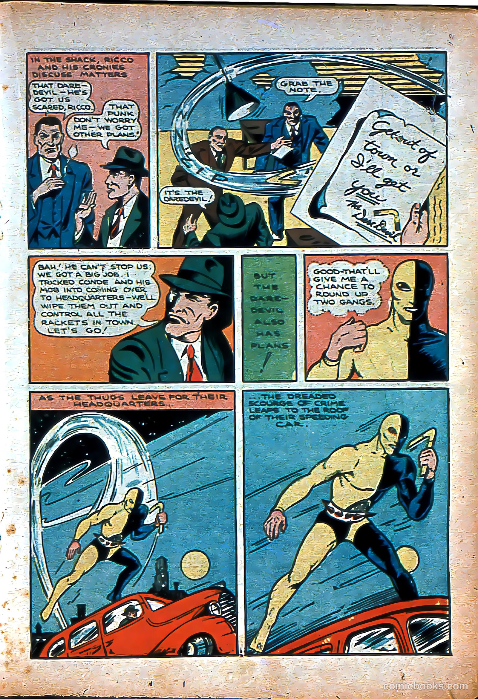 Silver Streak Comics #6 (1940) — page 36 of 69