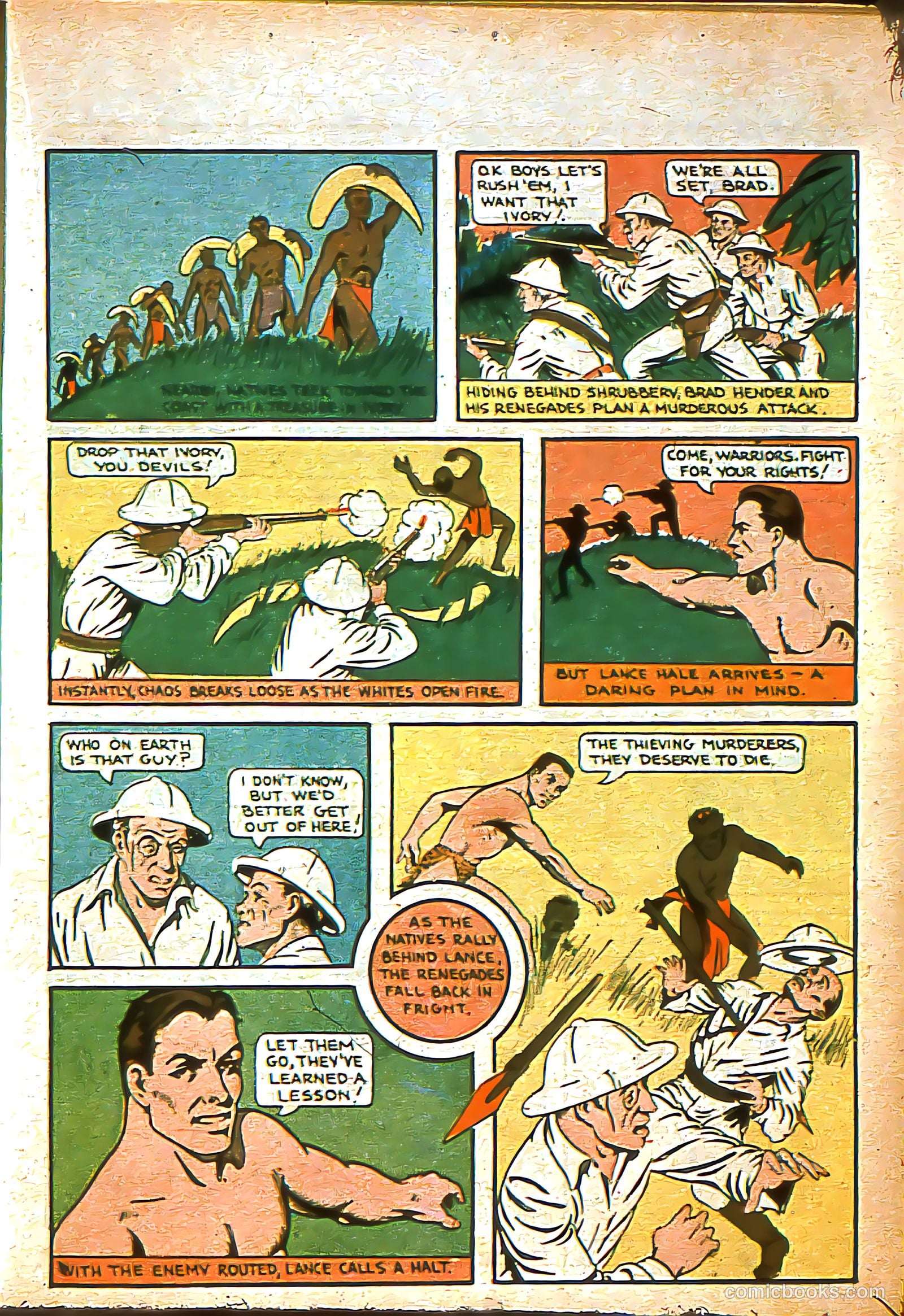Silver Streak Comics #6 (1940) — page 44 of 69