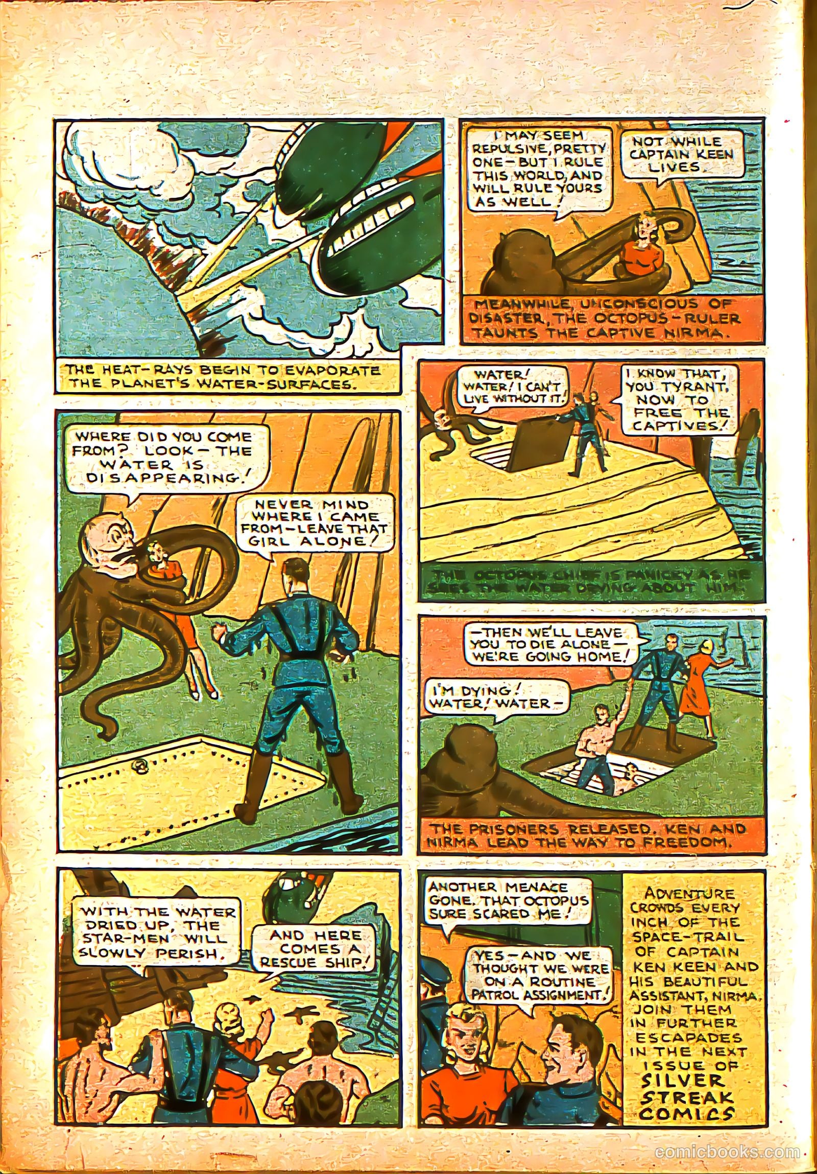 Silver Streak Comics #6 (1940) — page 59 of 69