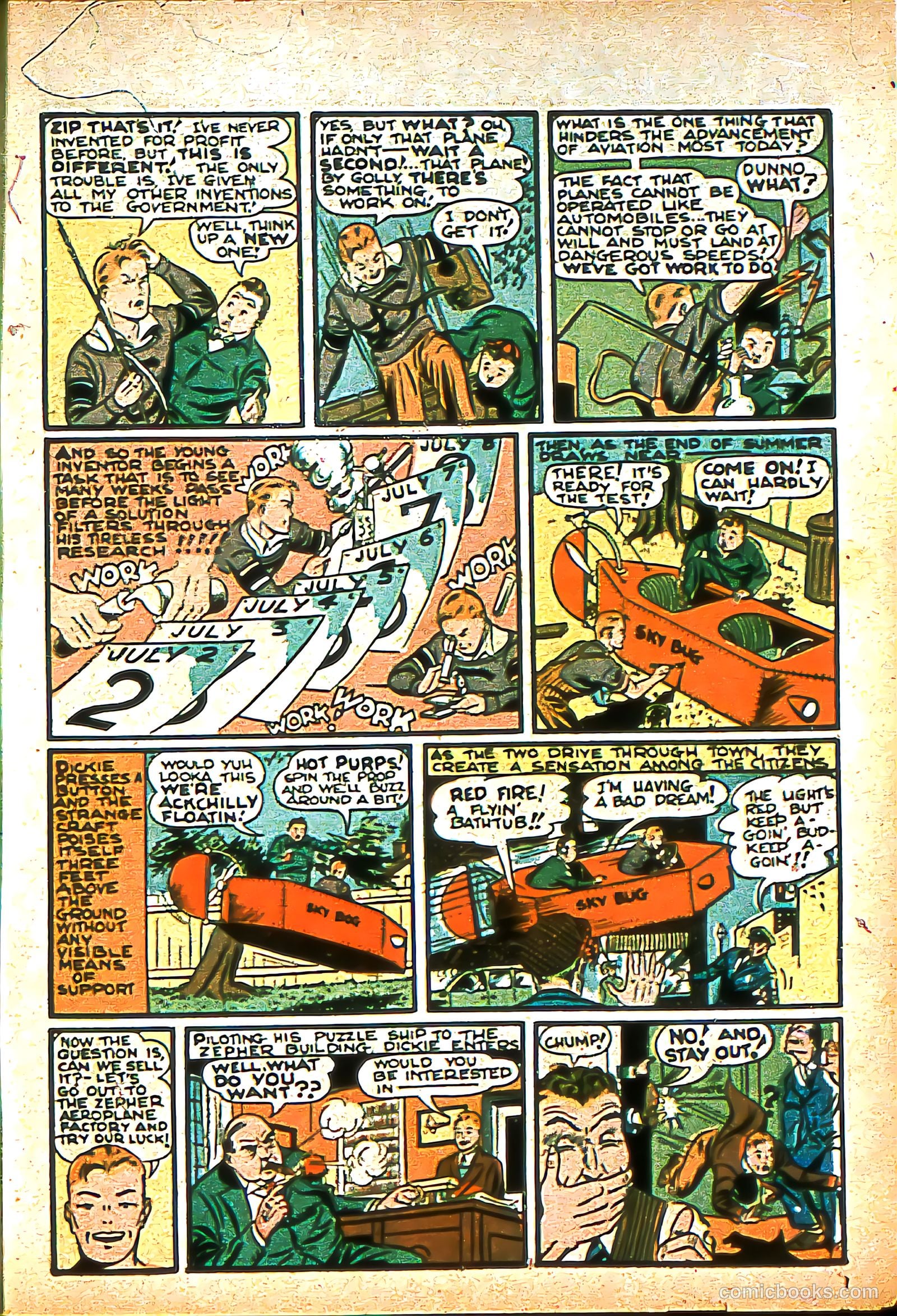 Silver Streak Comics #6 (1940) — page 62 of 69