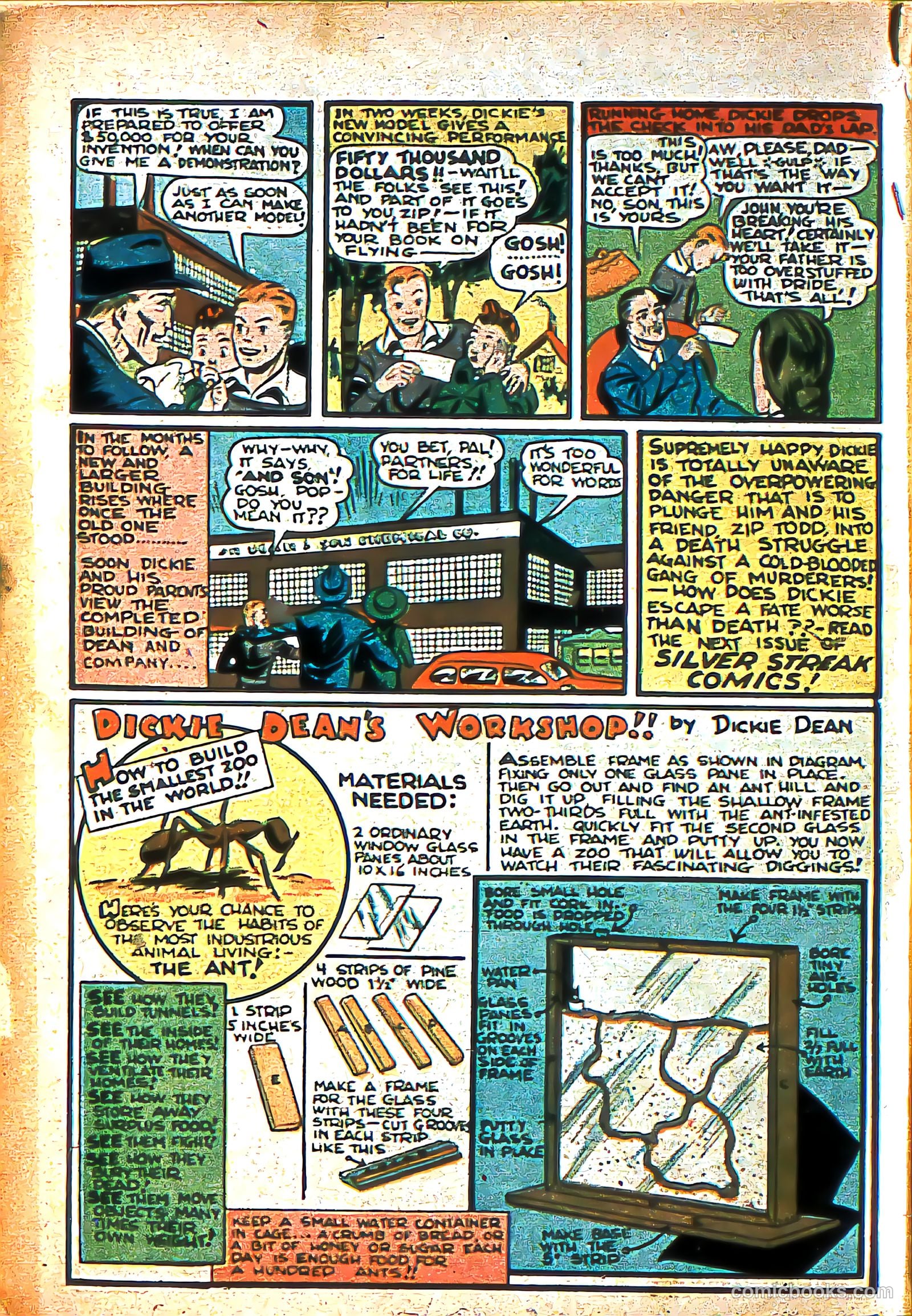 Silver Streak Comics #6 (1940) — page 67 of 69
