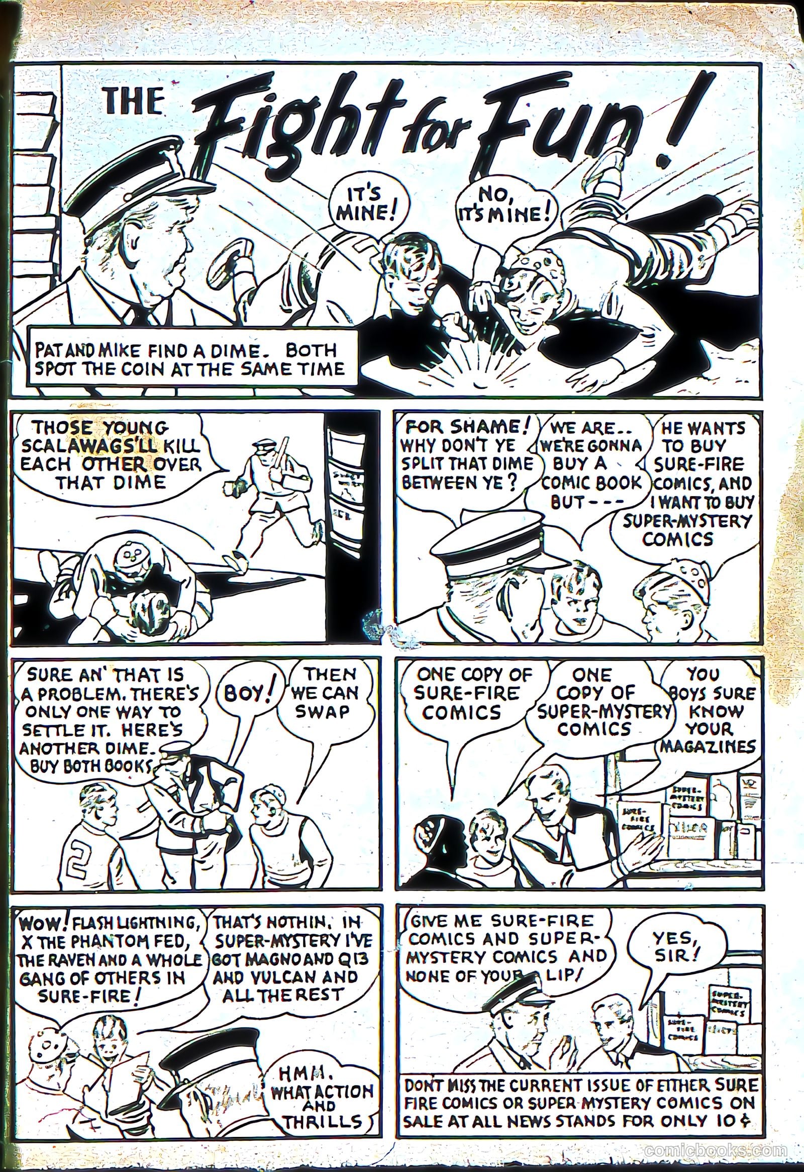 Silver Streak Comics #6 (1940) — page 68 of 69