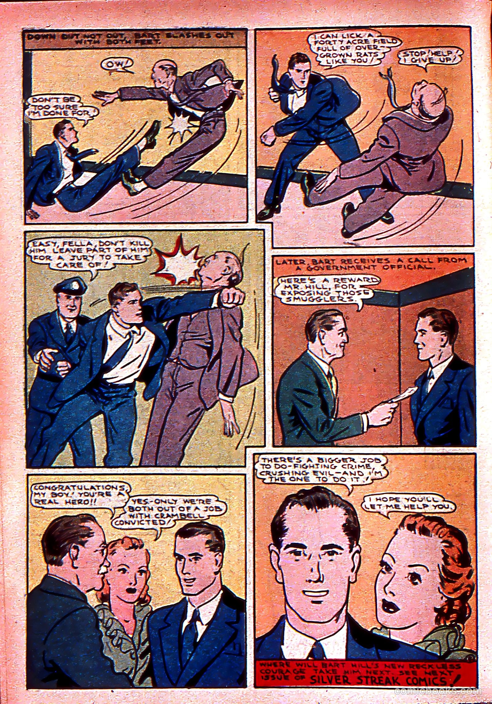 Silver Streak Comics #7 (1941) — page 60 of 70