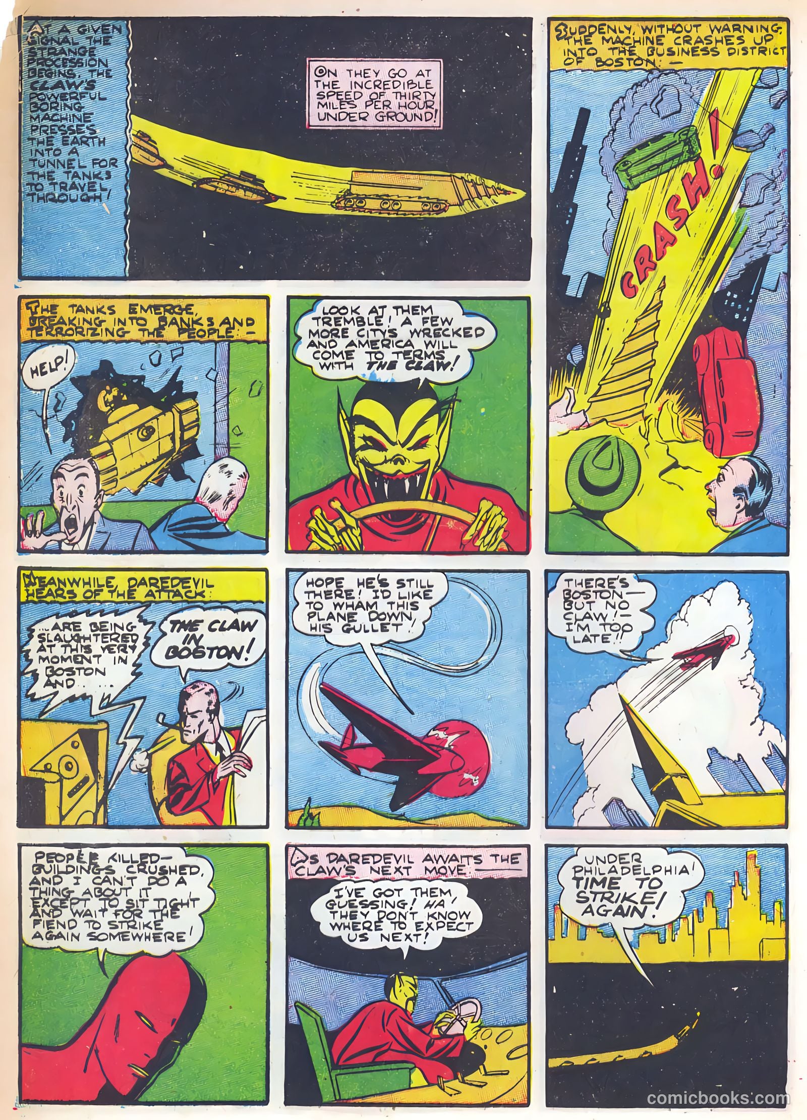 Silver Streak Comics #8 (1941) — page 7 of 69