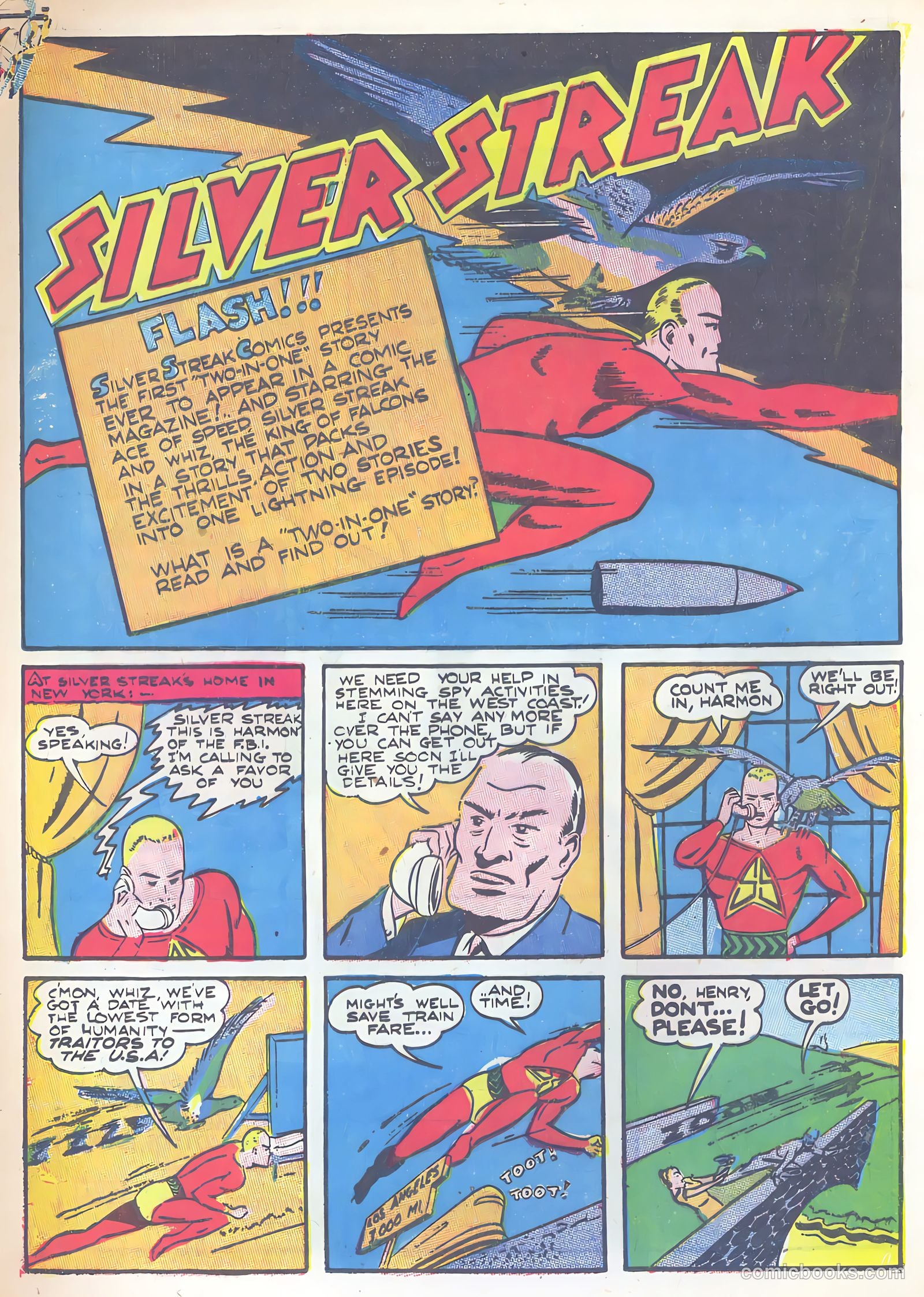 Silver Streak Comics #8 (1941) — page 21 of 69
