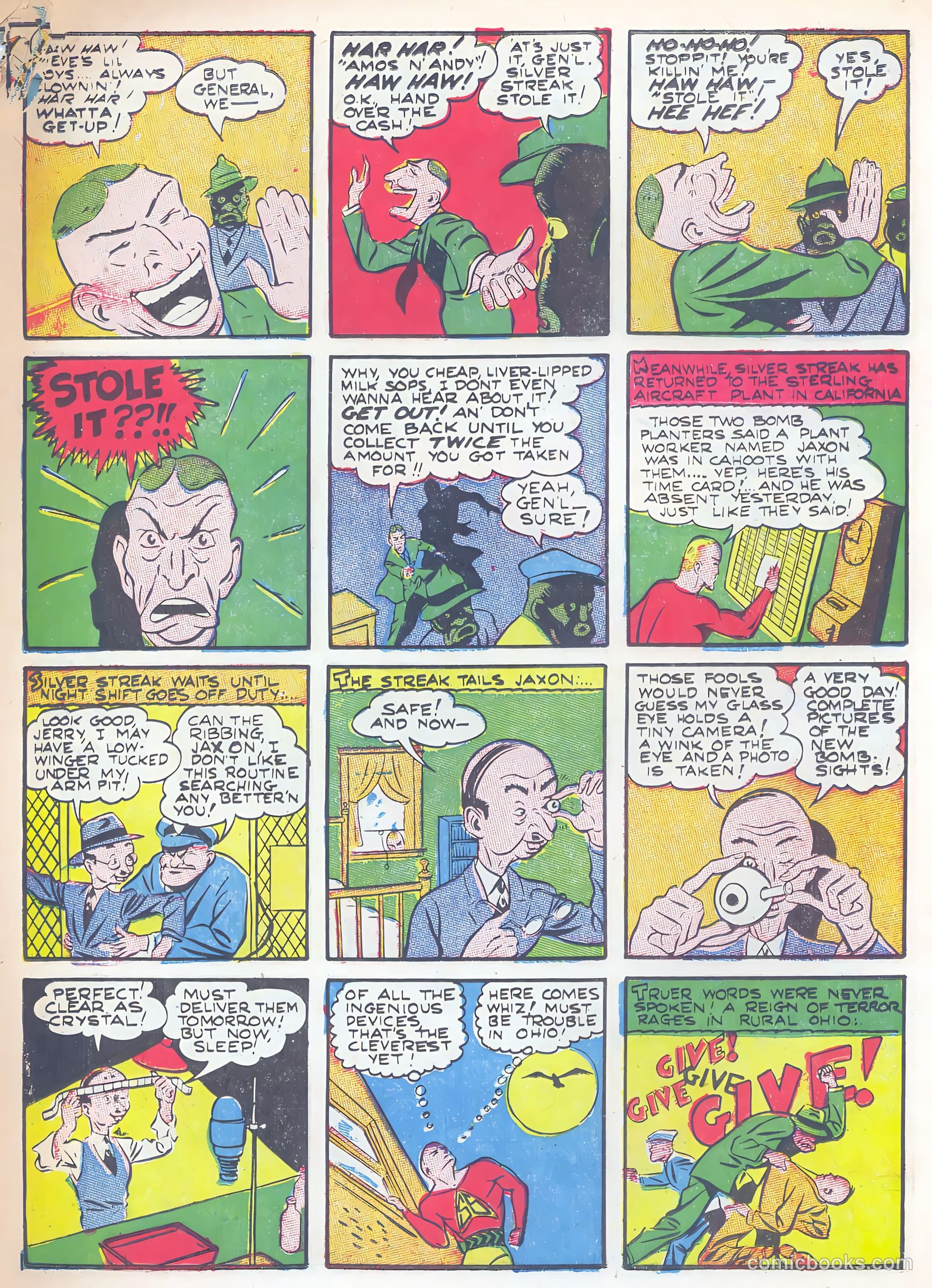 Silver Streak Comics #8 (1941) — page 25 of 69