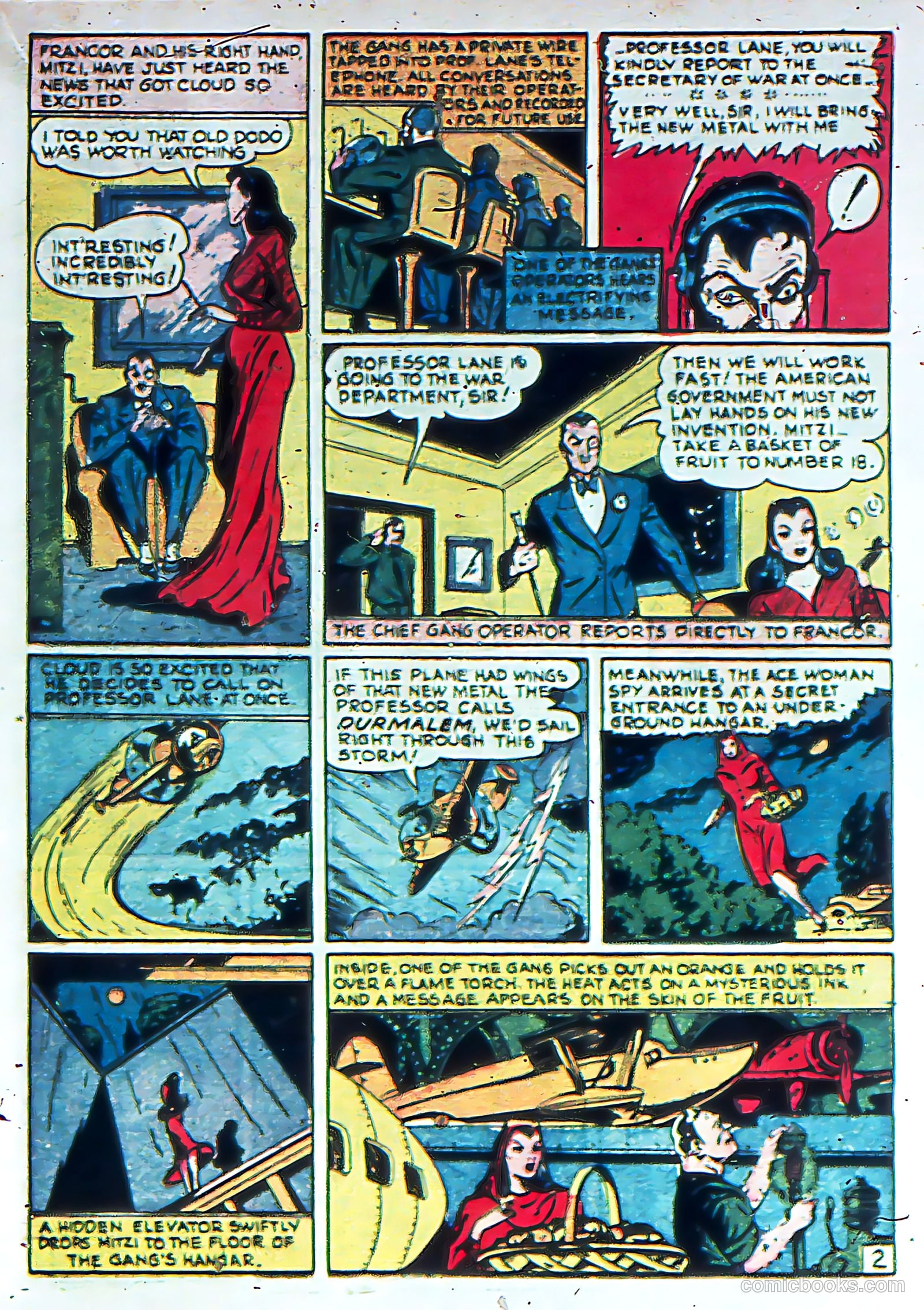 Silver Streak Comics #8 (1941) — page 32 of 69