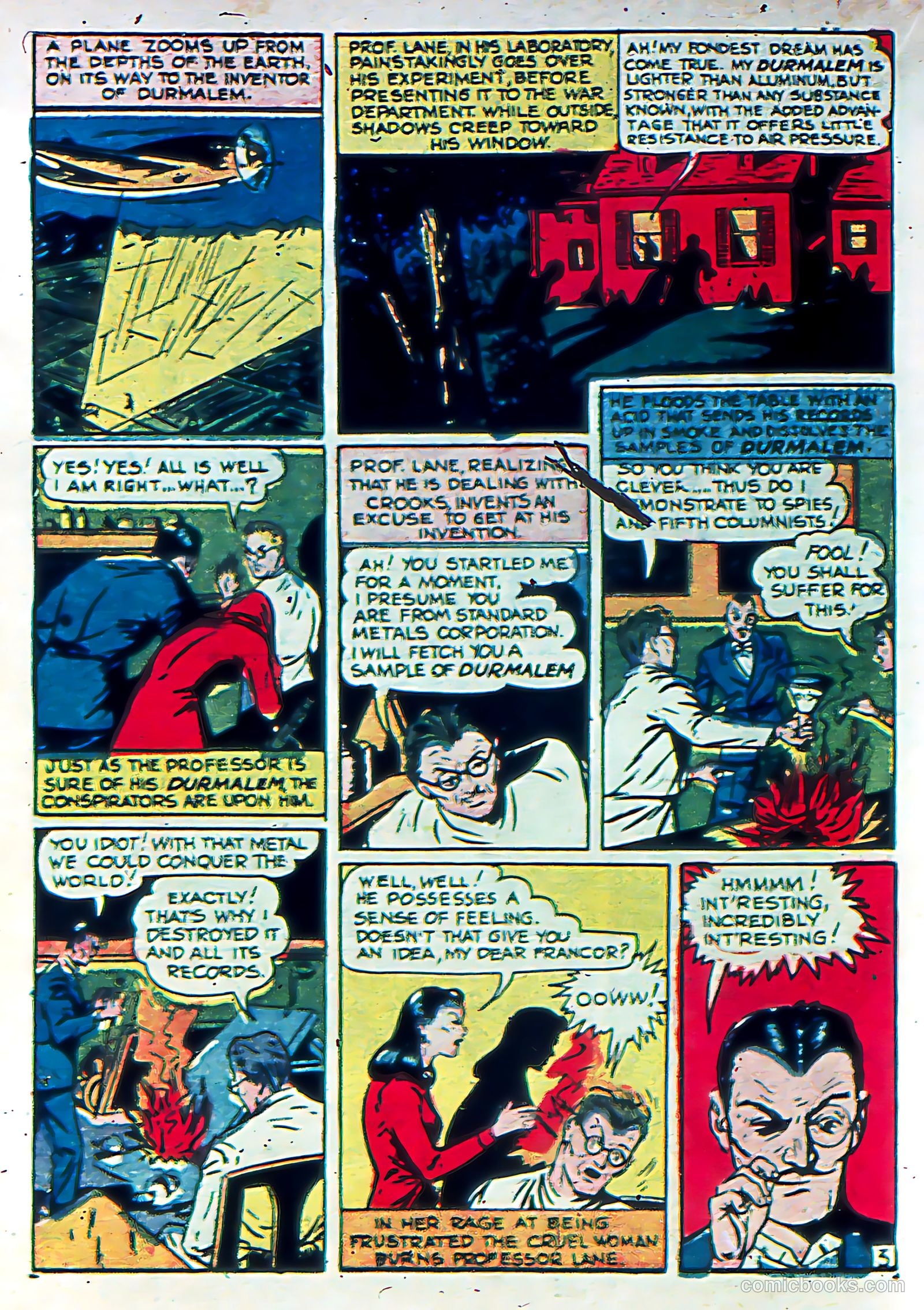 Silver Streak Comics #8 (1941) — page 33 of 69