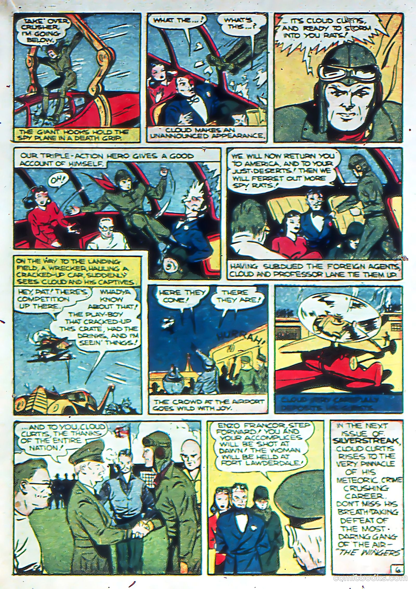 Silver Streak Comics #8 (1941) — page 36 of 69