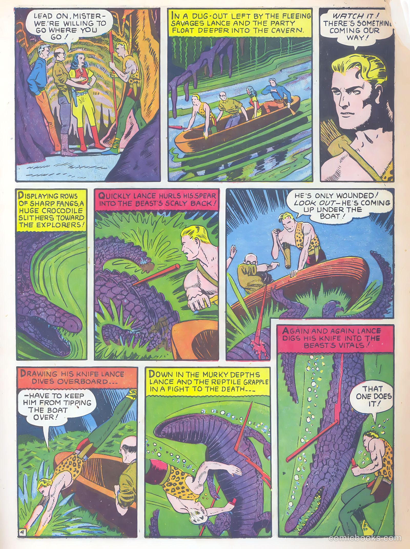 Silver Streak Comics #8 (1941) — page 44 of 69