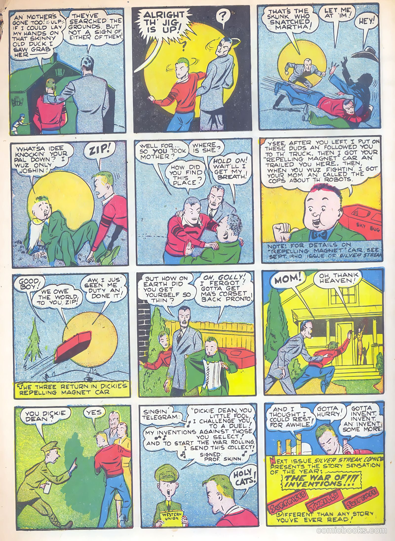 Silver Streak Comics #8 (1941) — page 67 of 69