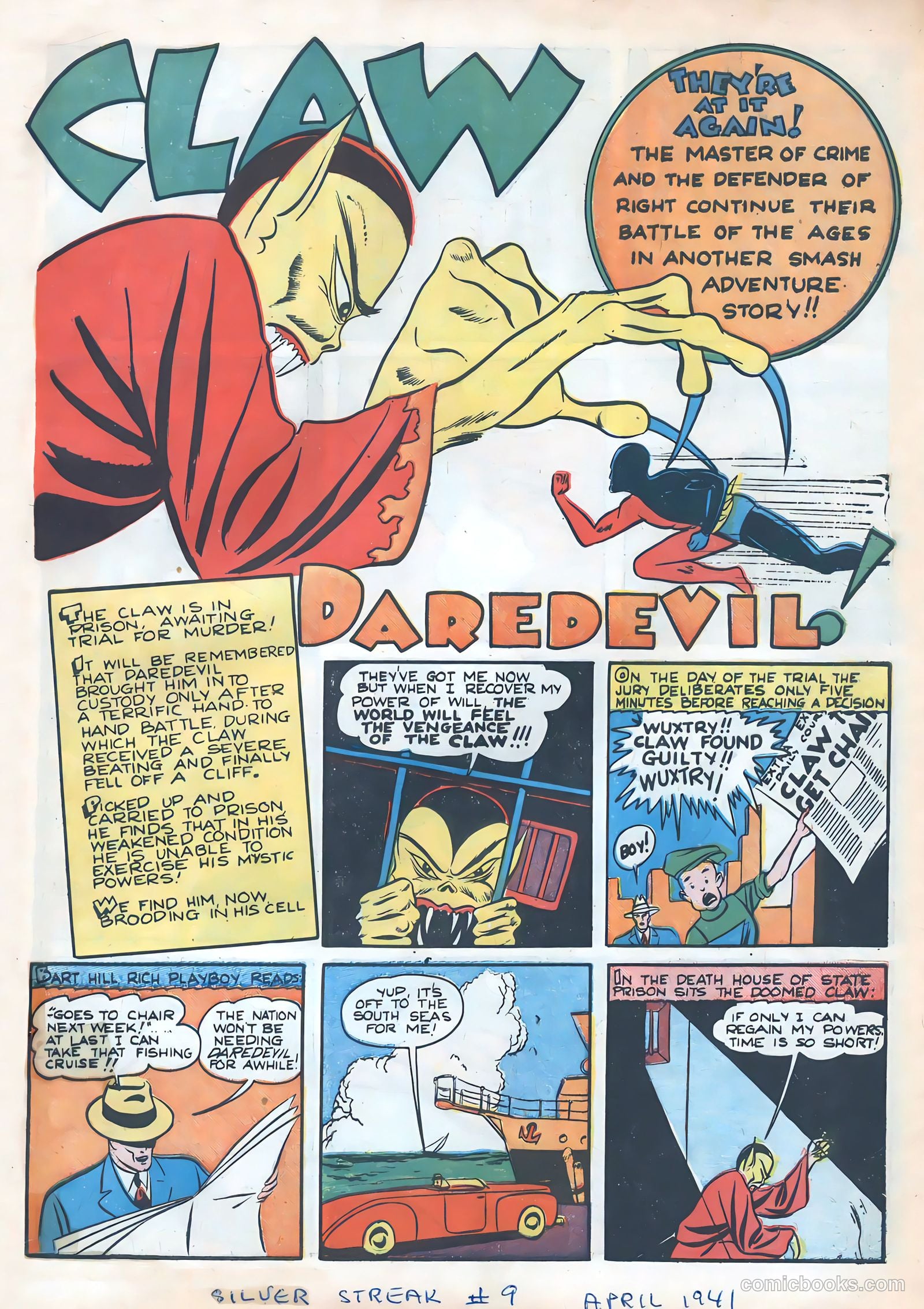 Silver Streak Comics #9 (1941) — page 3 of 68