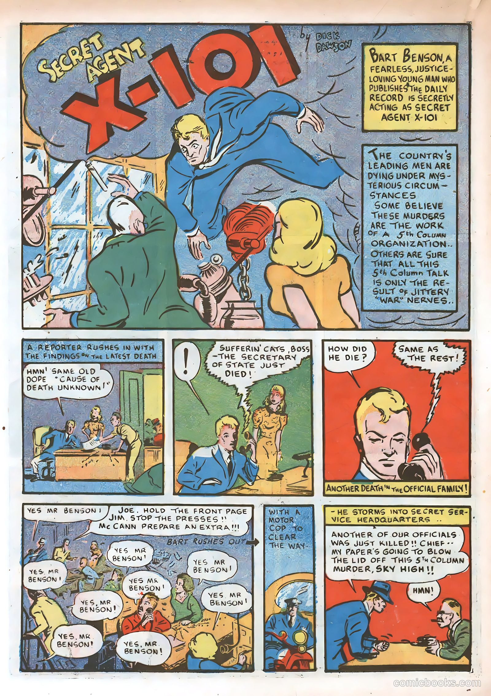Silver Streak Comics #9 (1941) — page 36 of 68