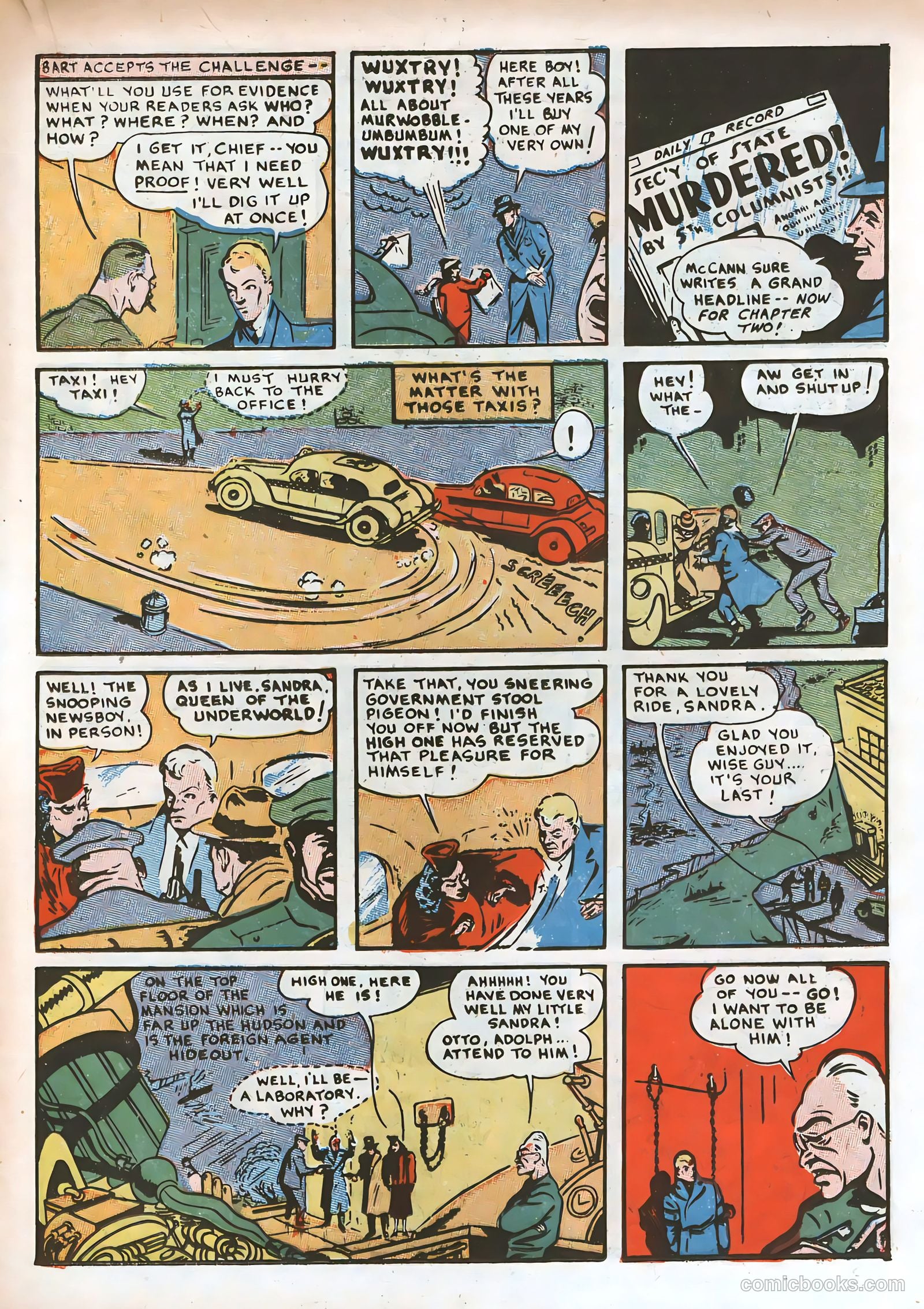 Silver Streak Comics #9 (1941) — page 37 of 68