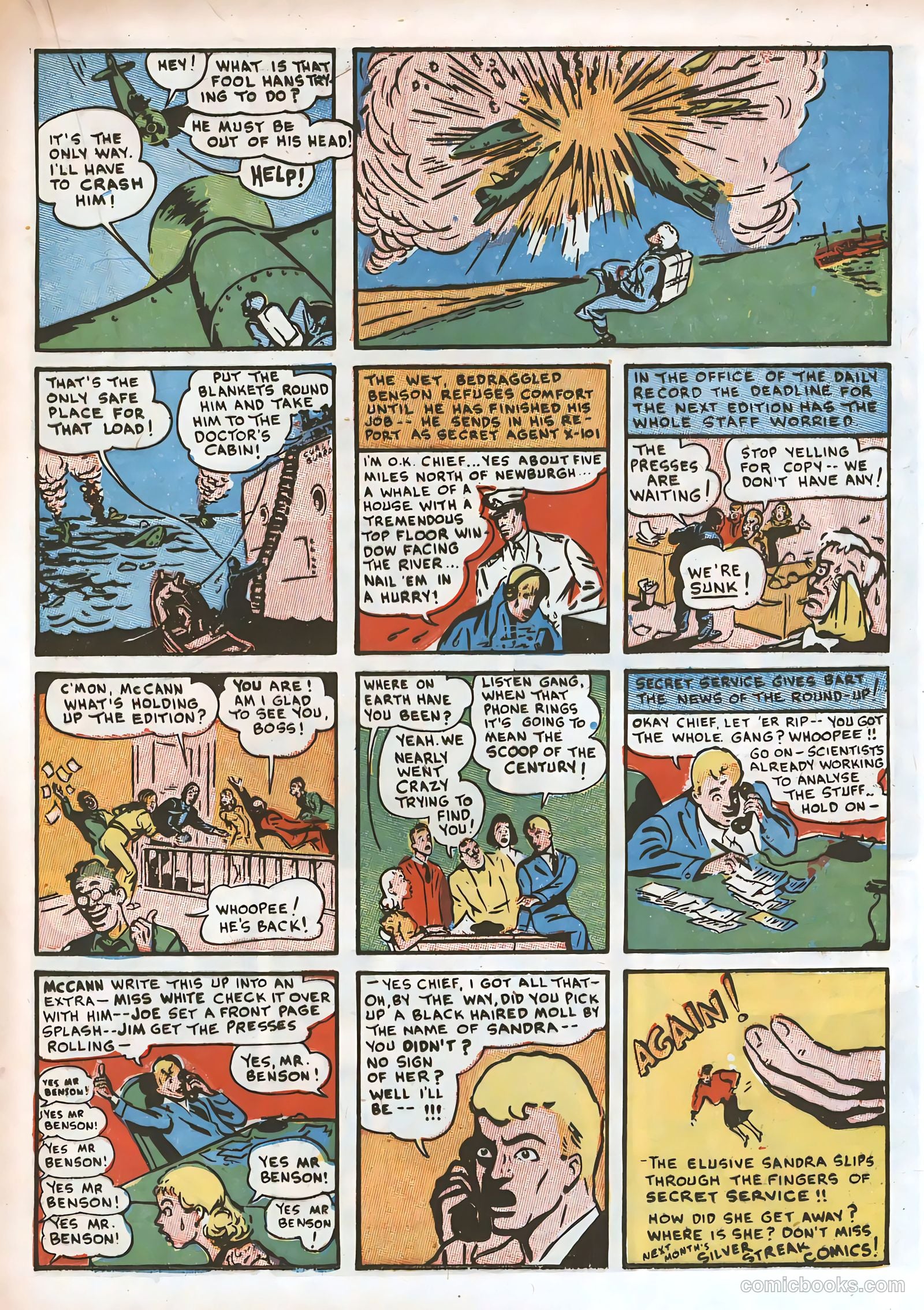 Silver Streak Comics #9 (1941) — page 39 of 68
