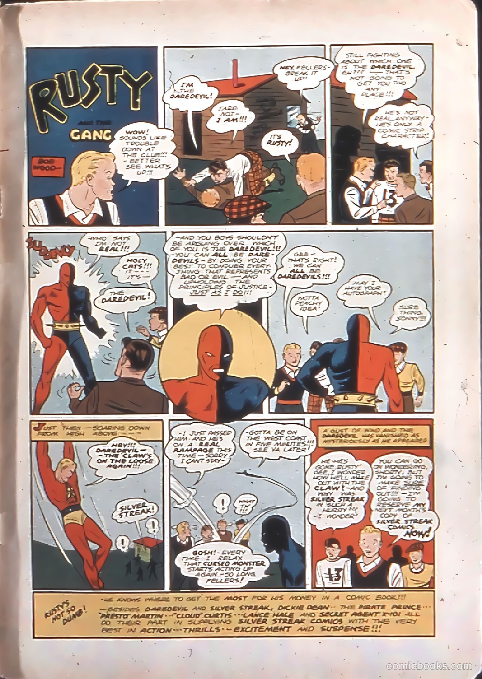 Silver Streak Comics #9 (1941) — page 67 of 68