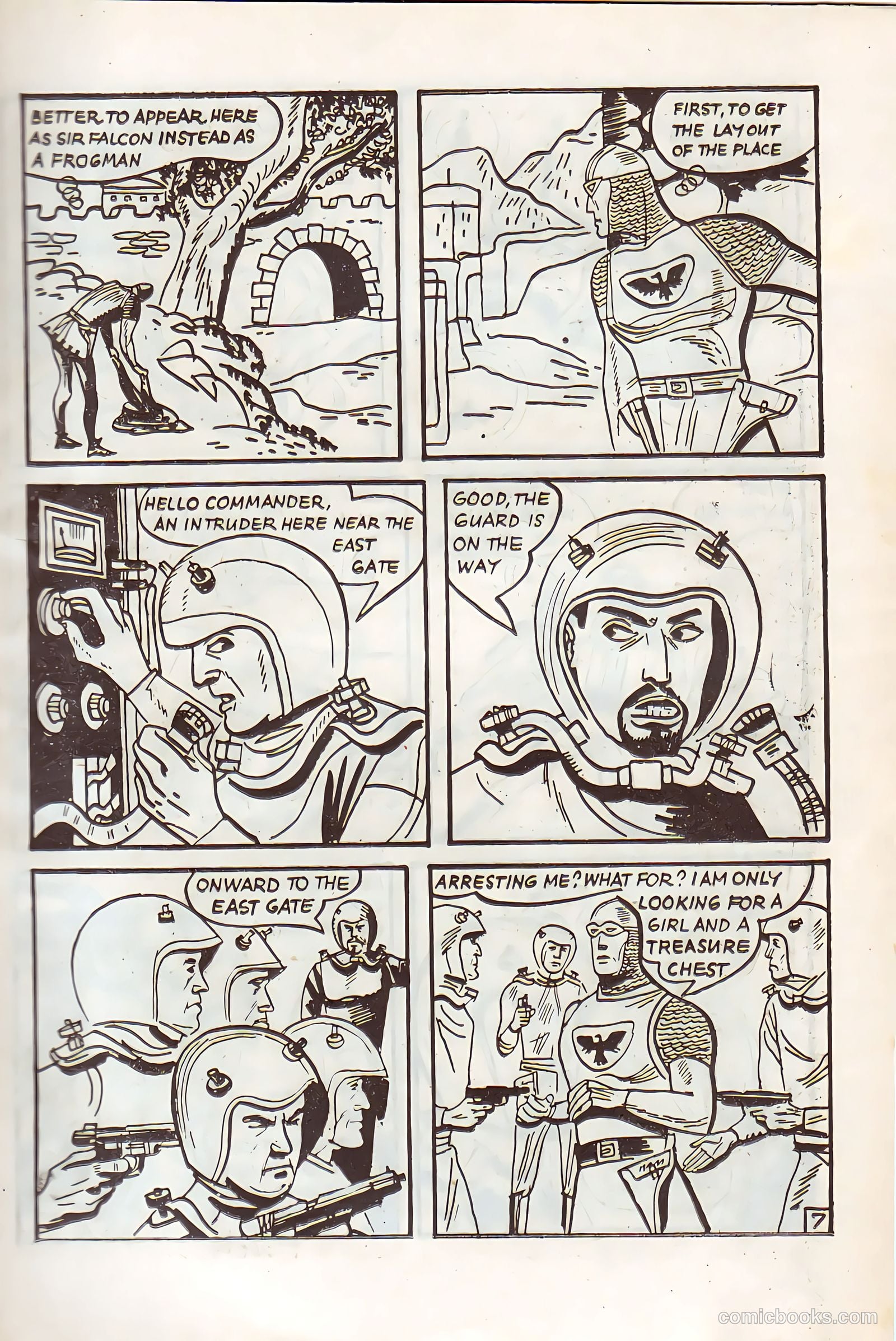 Sir Falcon #46 (1959) — page 7 of 24