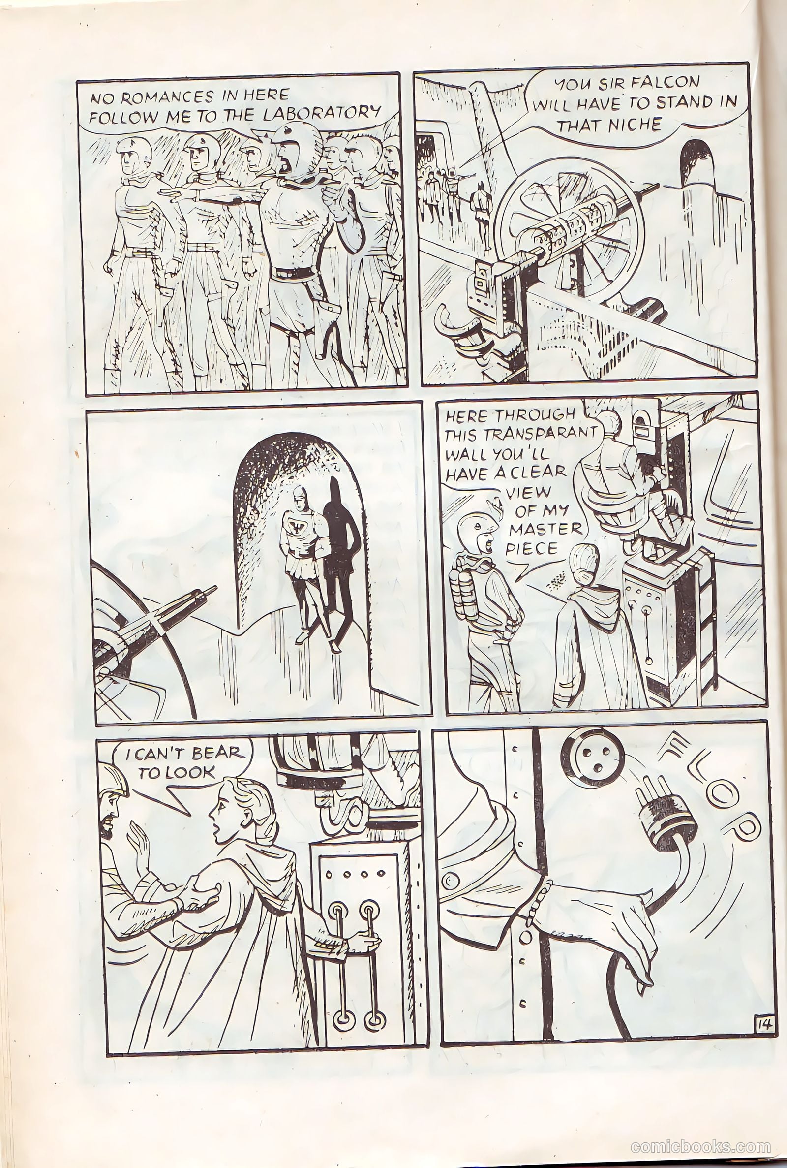 Sir Falcon #46 (1959) — page 14 of 24