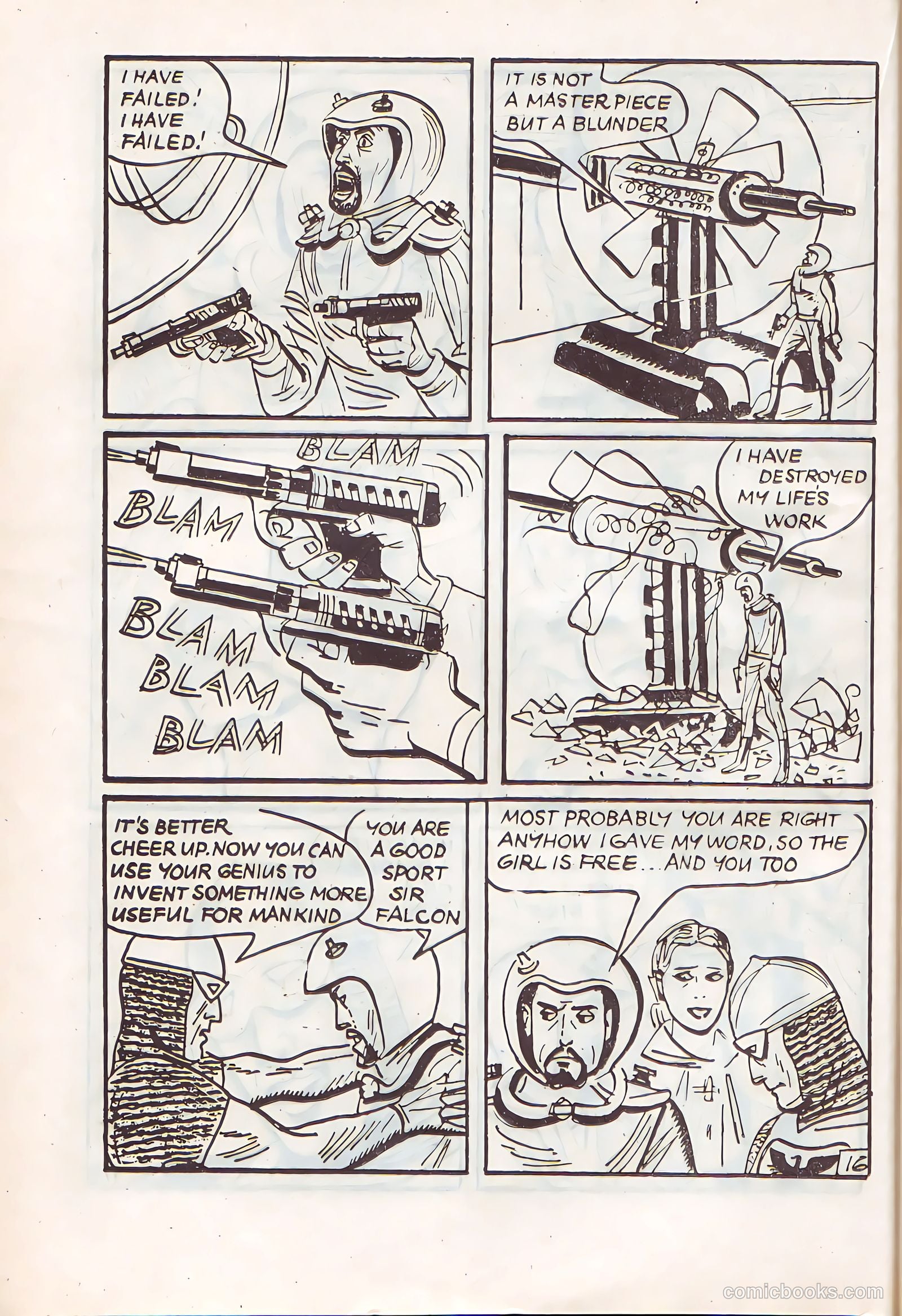 Sir Falcon #46 (1959) — page 16 of 24
