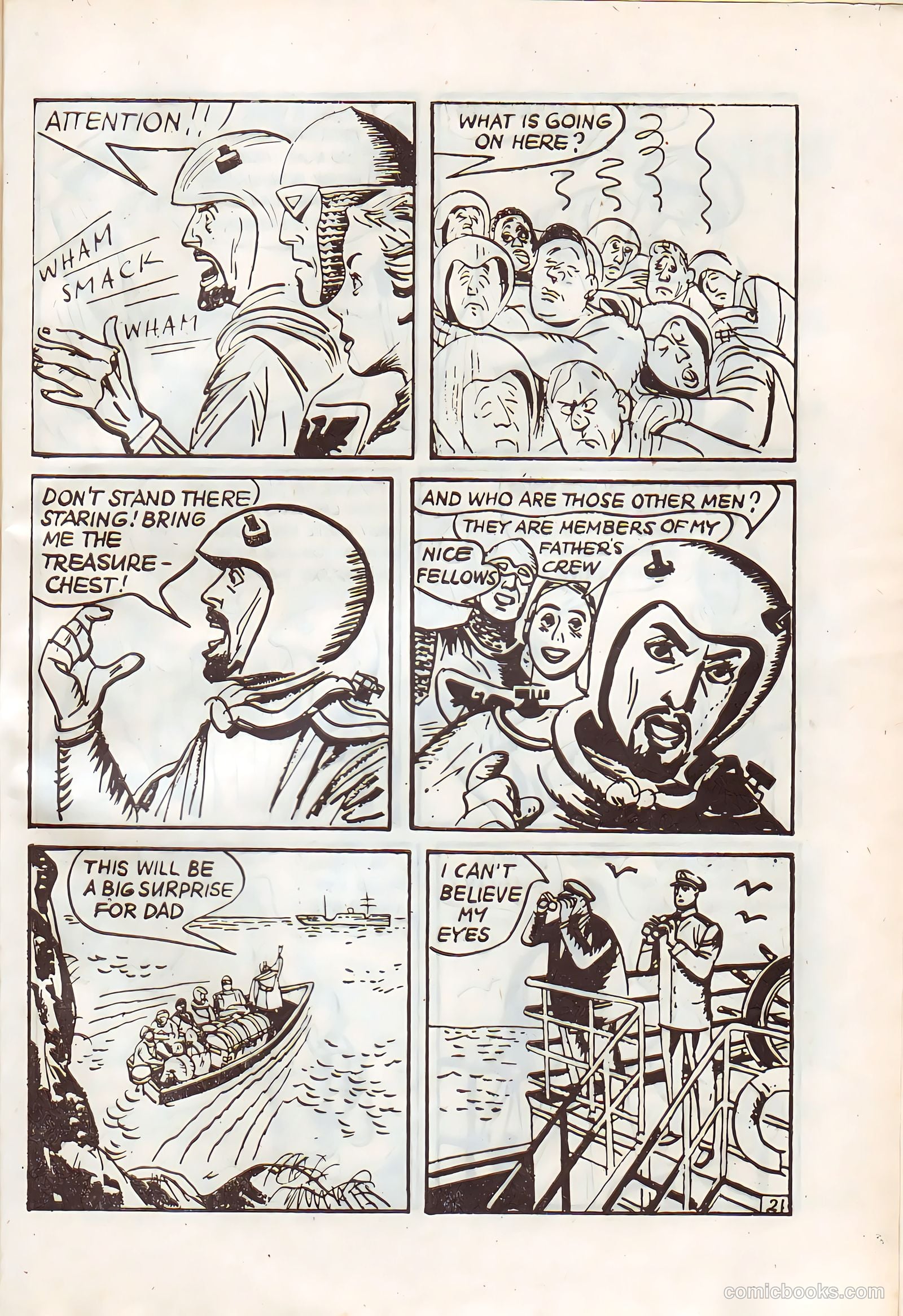 Sir Falcon #46 (1959) — page 21 of 24