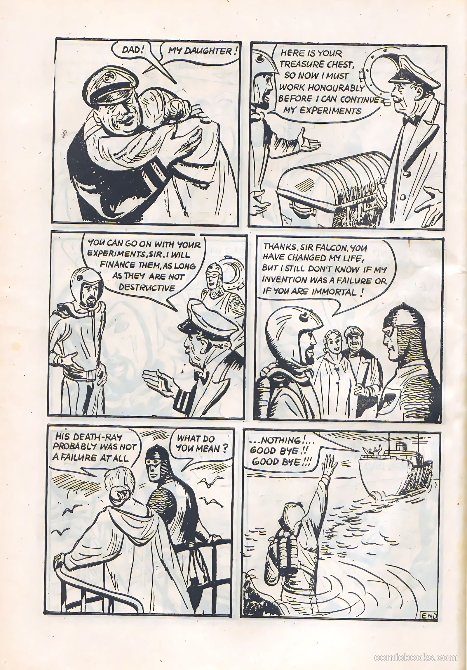 Sir Falcon #46 (1959) — page 22 of 24