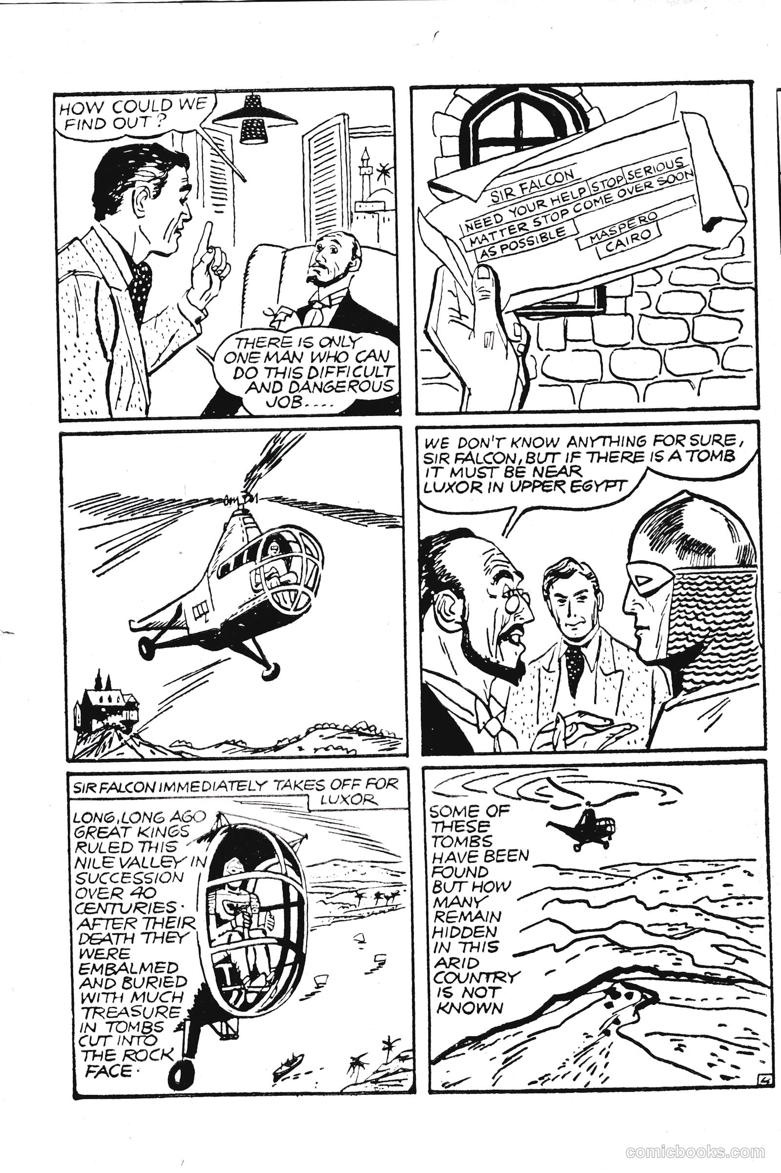 Sir Falcon #53 (1960) — page 4 of 24
