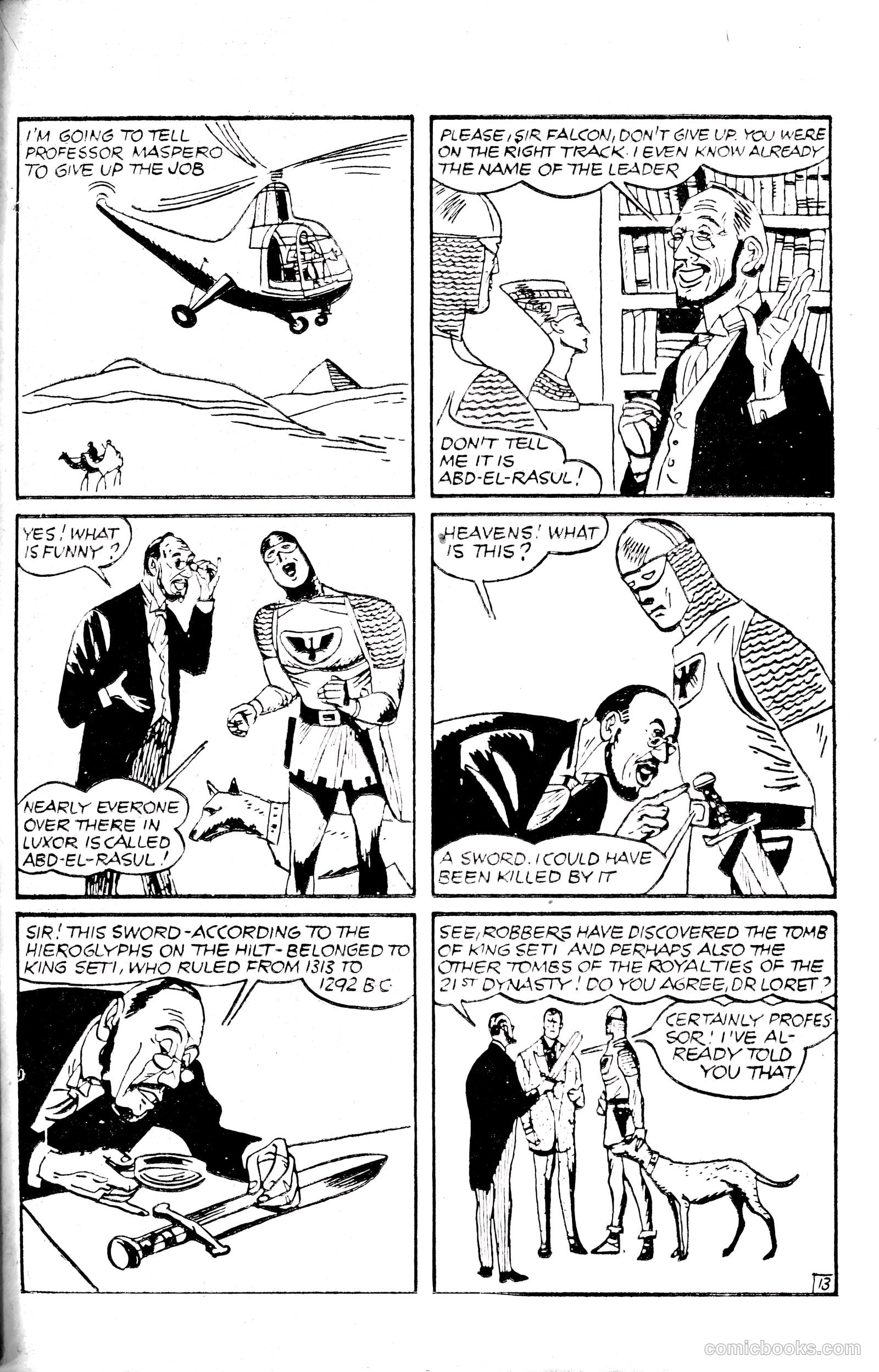 Sir Falcon #53 (1960) — page 13 of 24