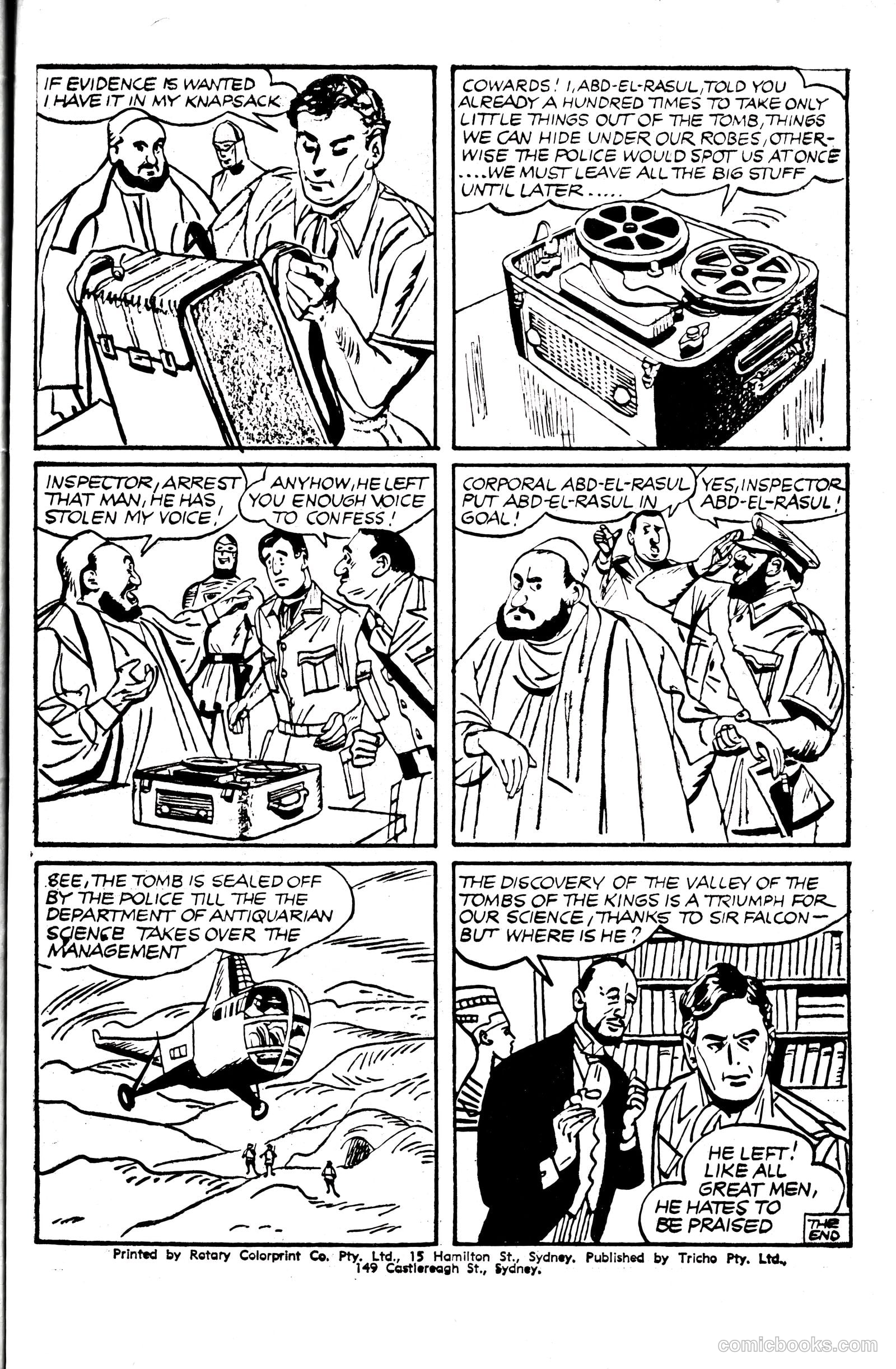 Sir Falcon #53 (1960) — page 23 of 24