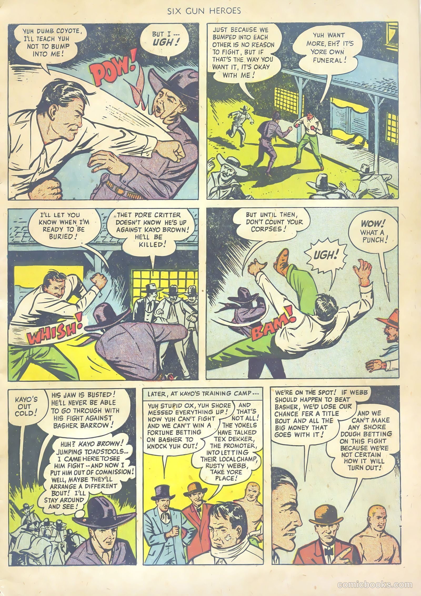Six-Gun Heroes #1 (1950) — page 5 of 36