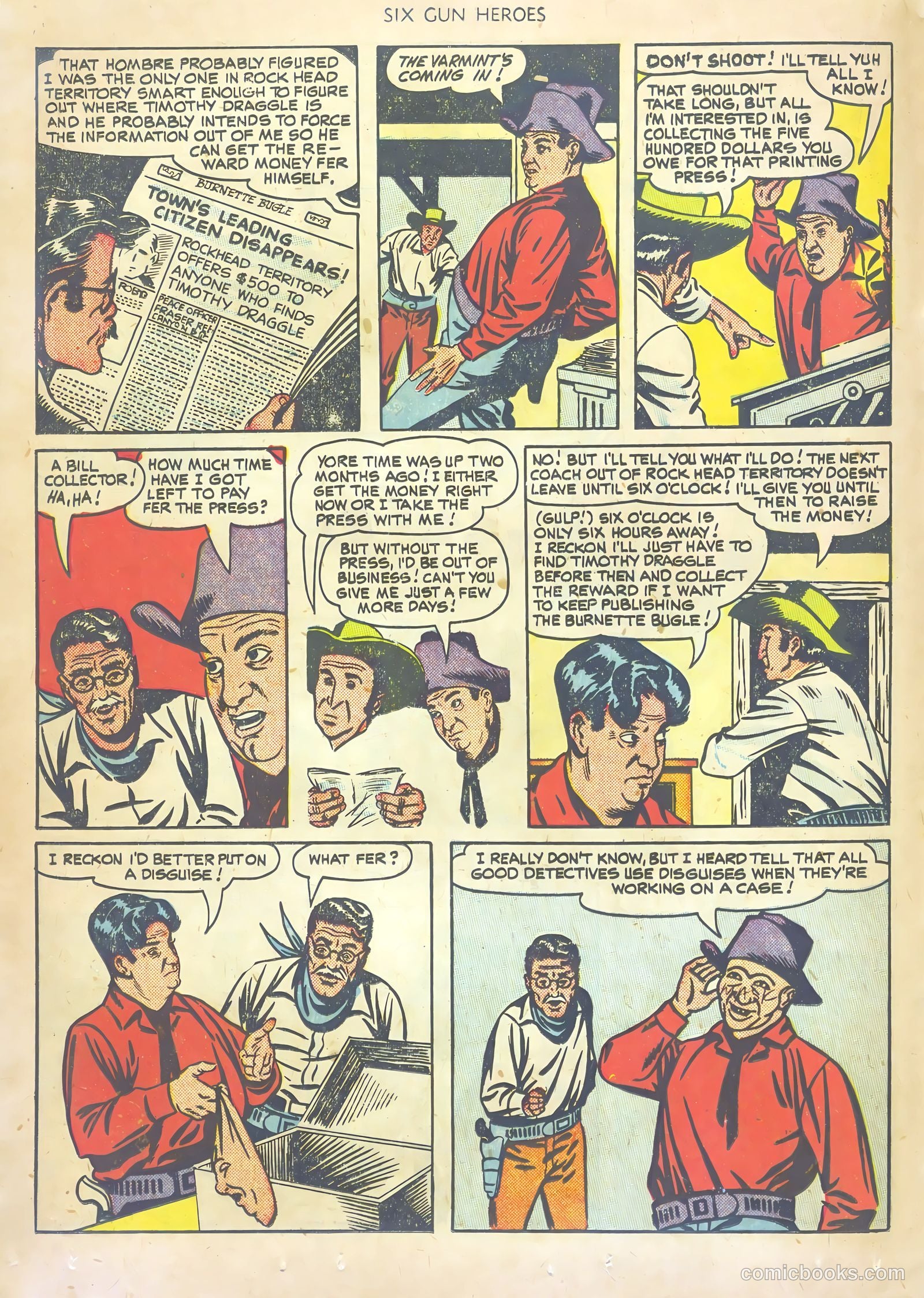 Six-Gun Heroes #1 (1950) — page 16 of 36