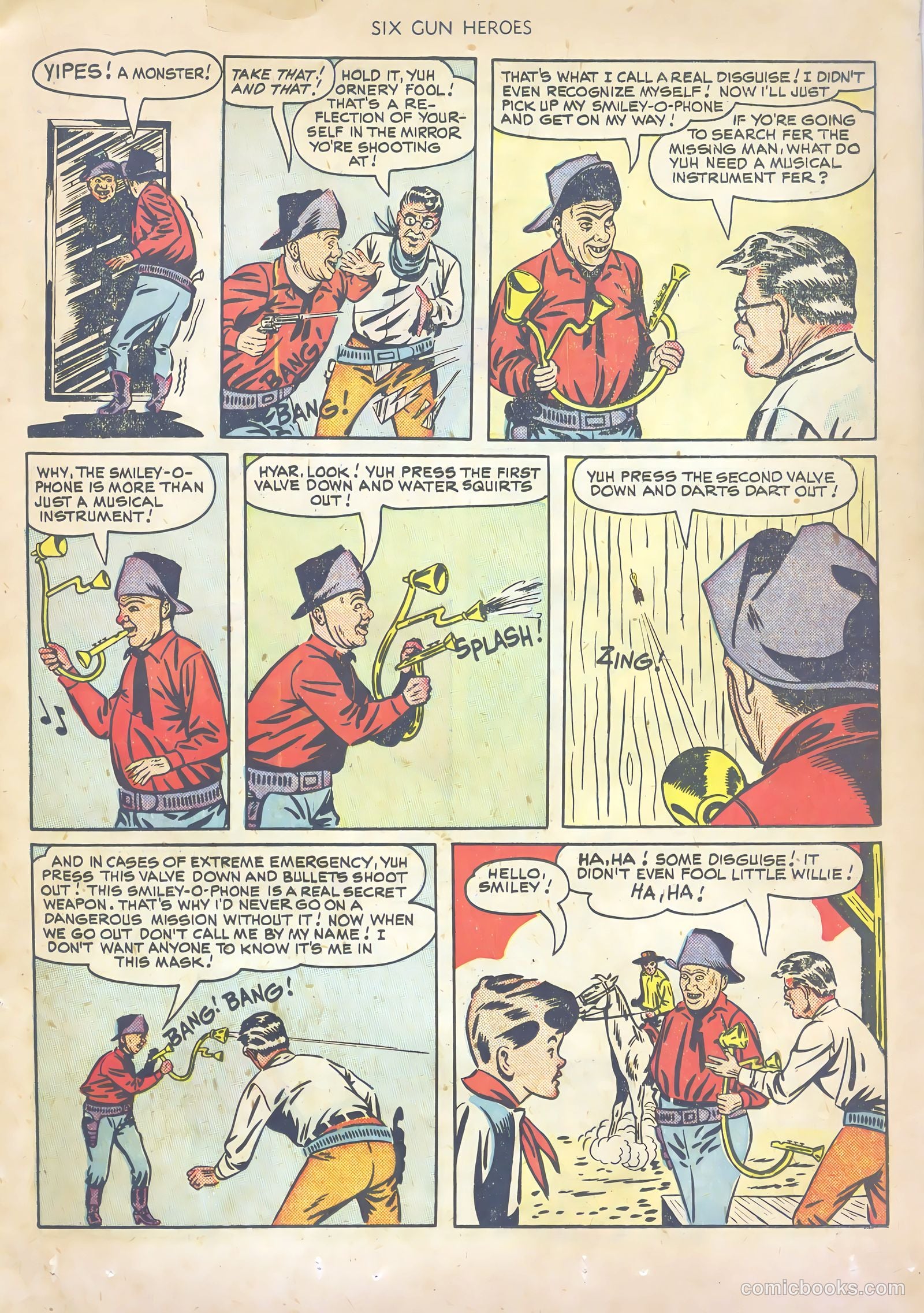 Six-Gun Heroes #1 (1950) — page 17 of 36