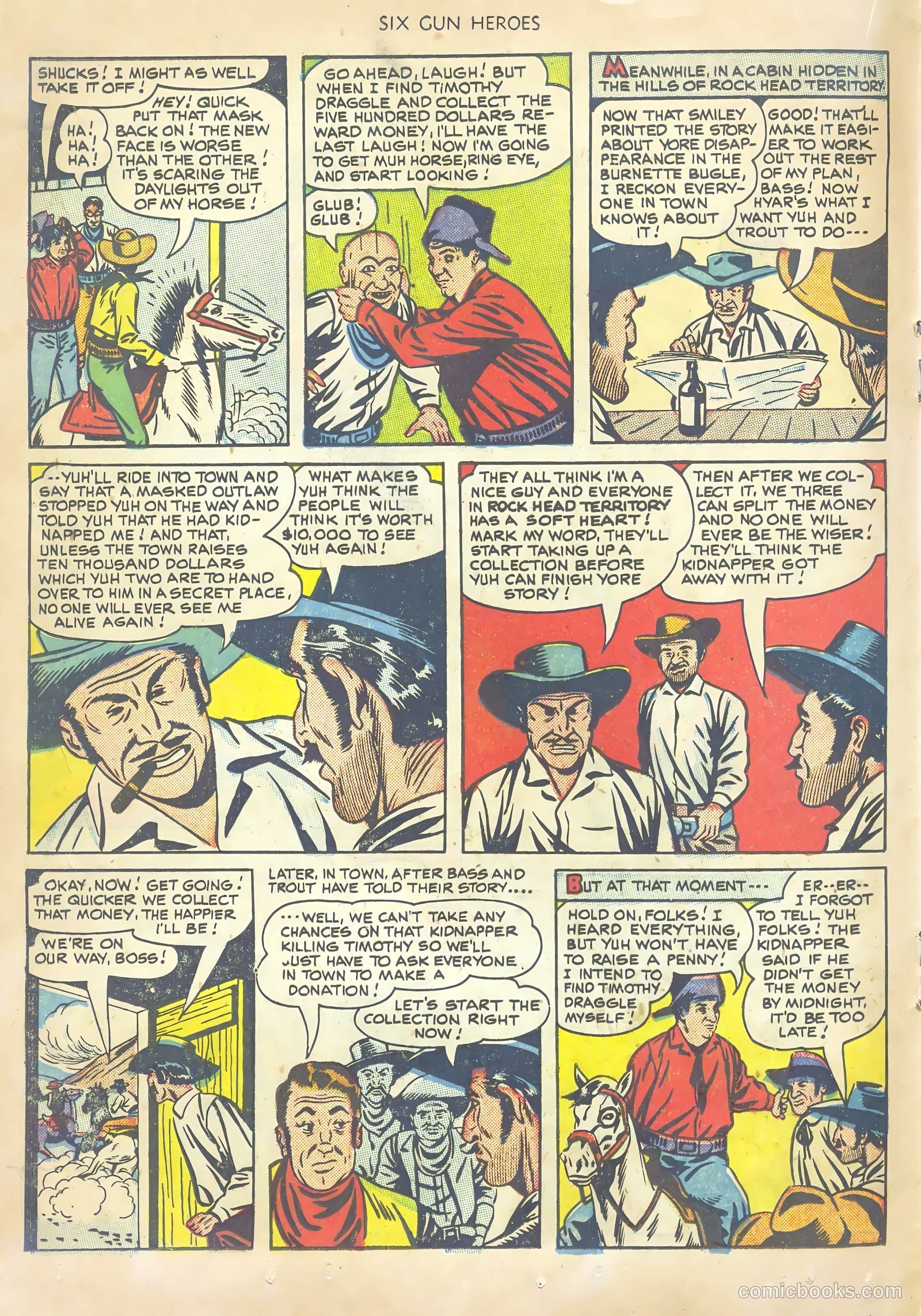 Six-Gun Heroes #1 (1950) — page 18 of 36